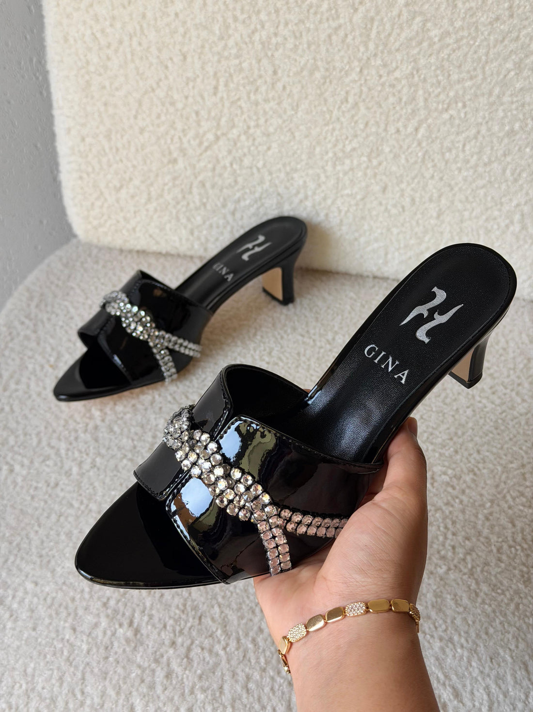 Gina Heeled Mule