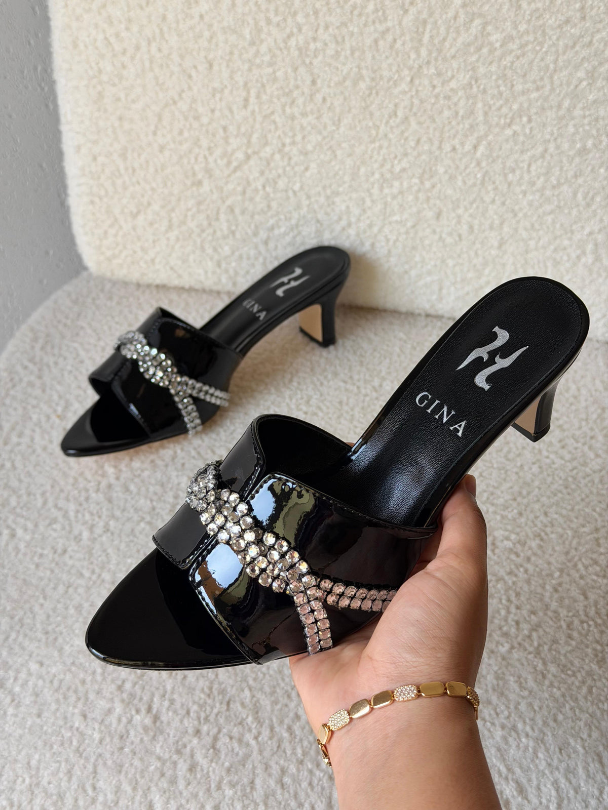 Gina Heeled Mule