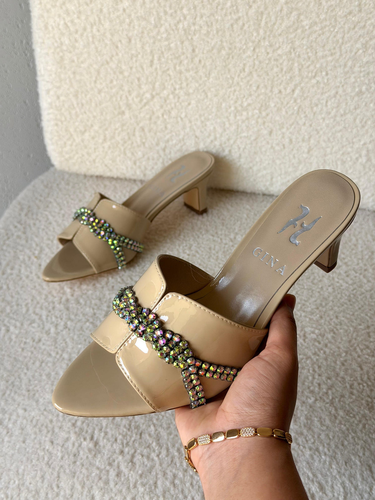 Gina Heeled Mule