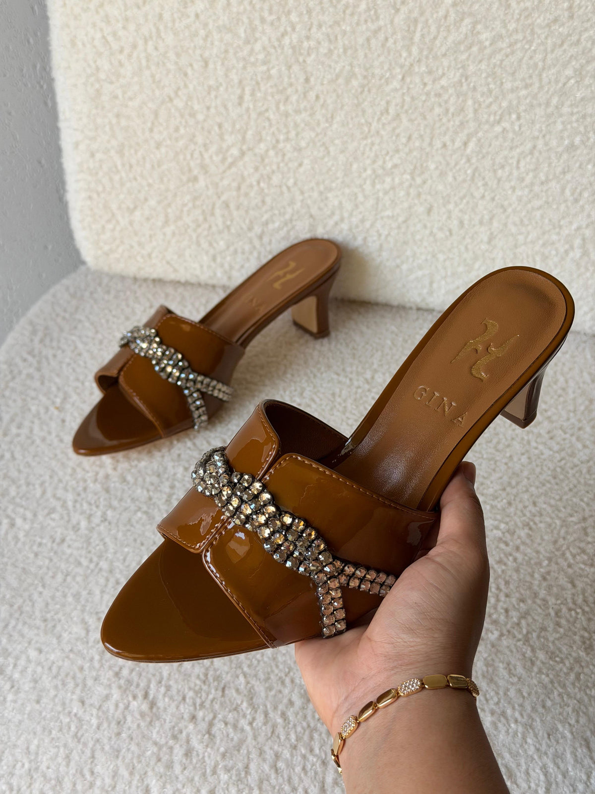 Gina Heeled Mule
