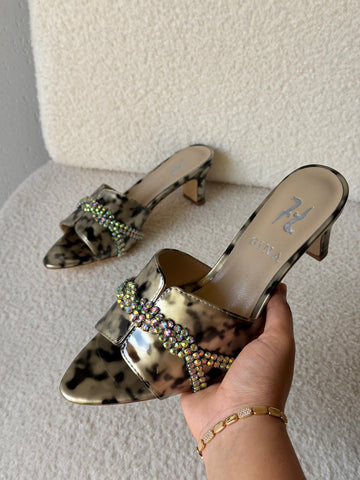 Gina Heeled Mule