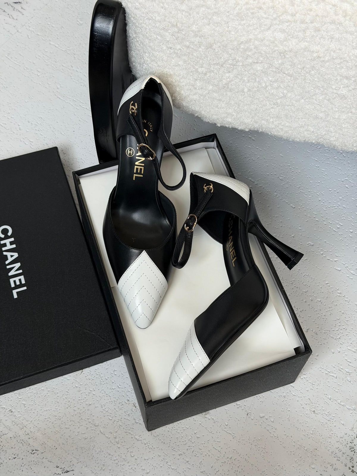 Chanel Mary Jane heels