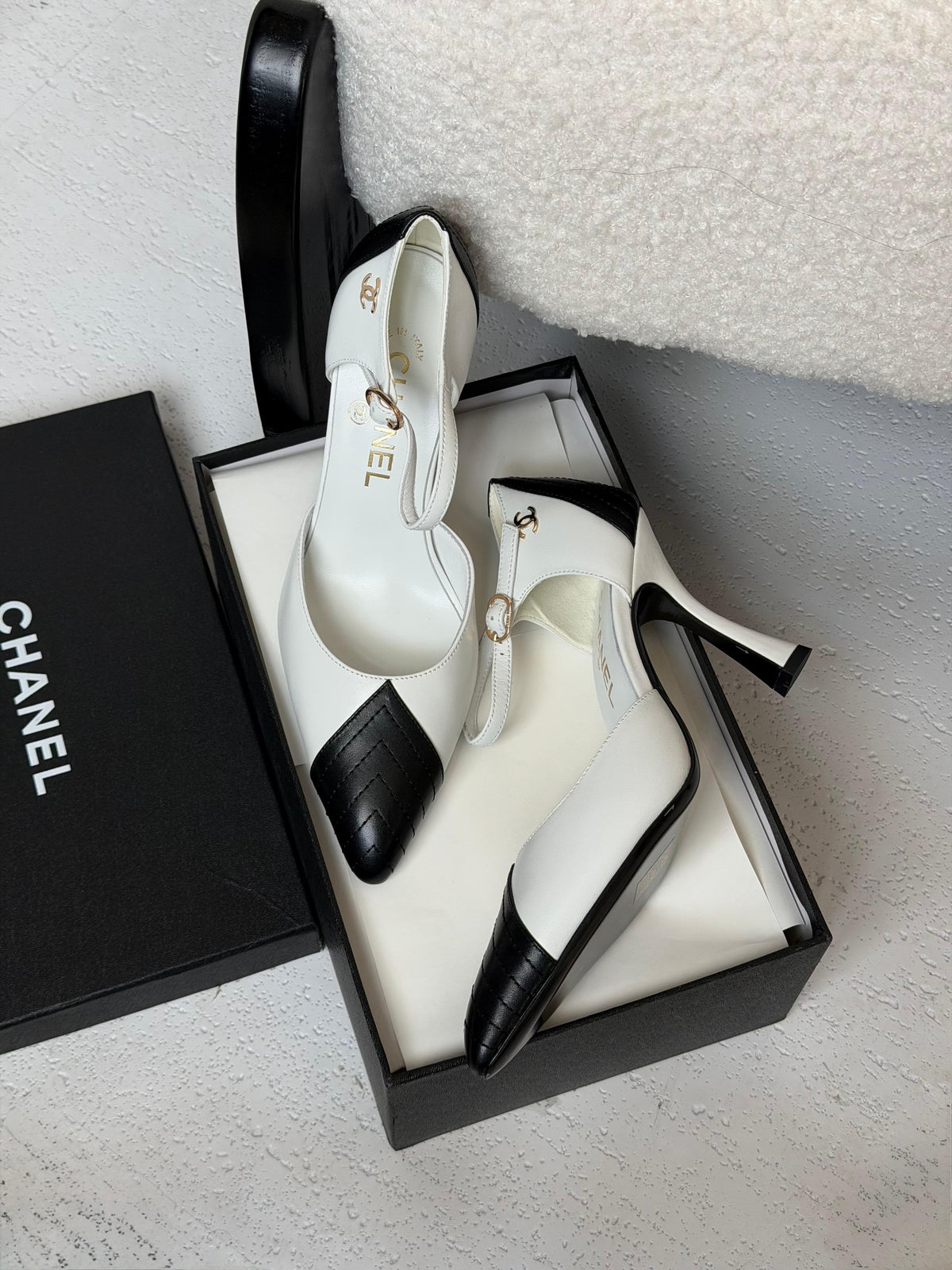 Chanel Mary Jane heels