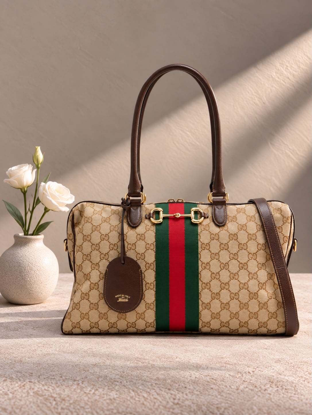 Gucci Borsetto Medium Boston Bag