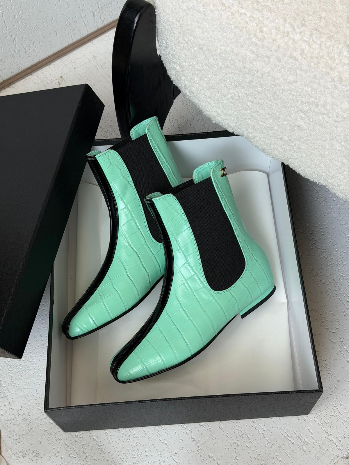 Chanel Chelsea Ankle Boots