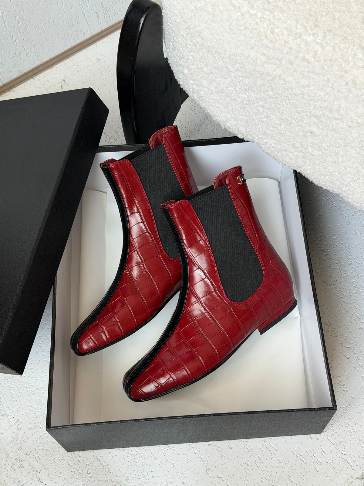 Chanel Chelsea Ankle Boots
