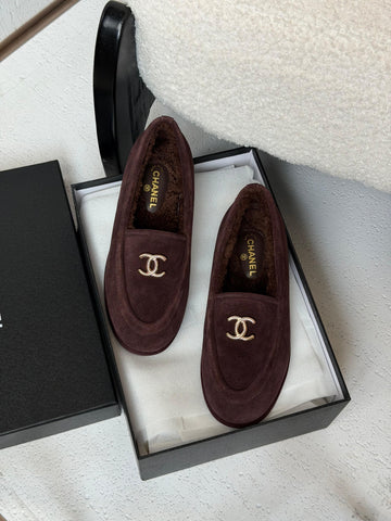 Chanel CC Suede Loafer