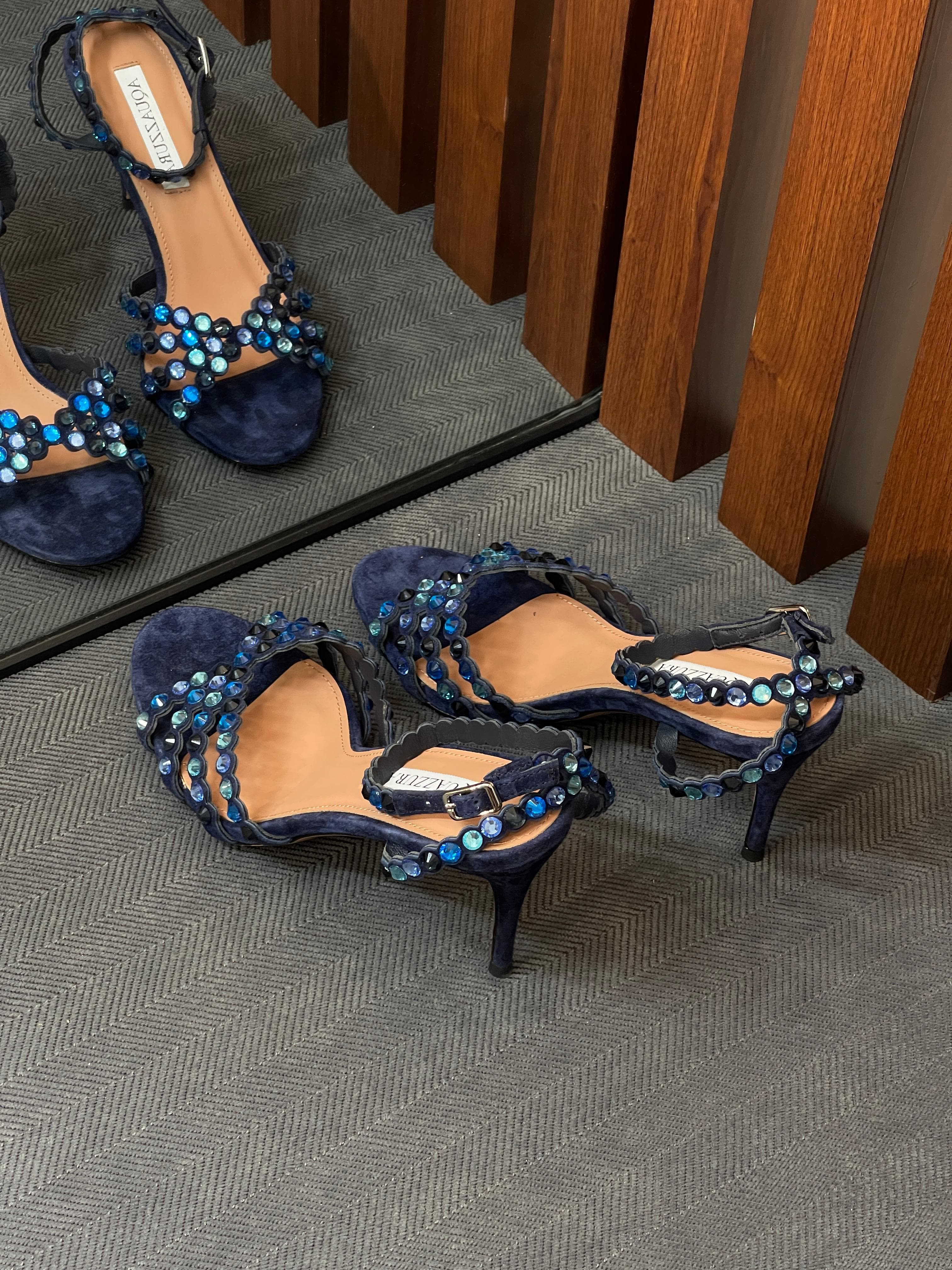 Aquazzura tequila crystal sandals