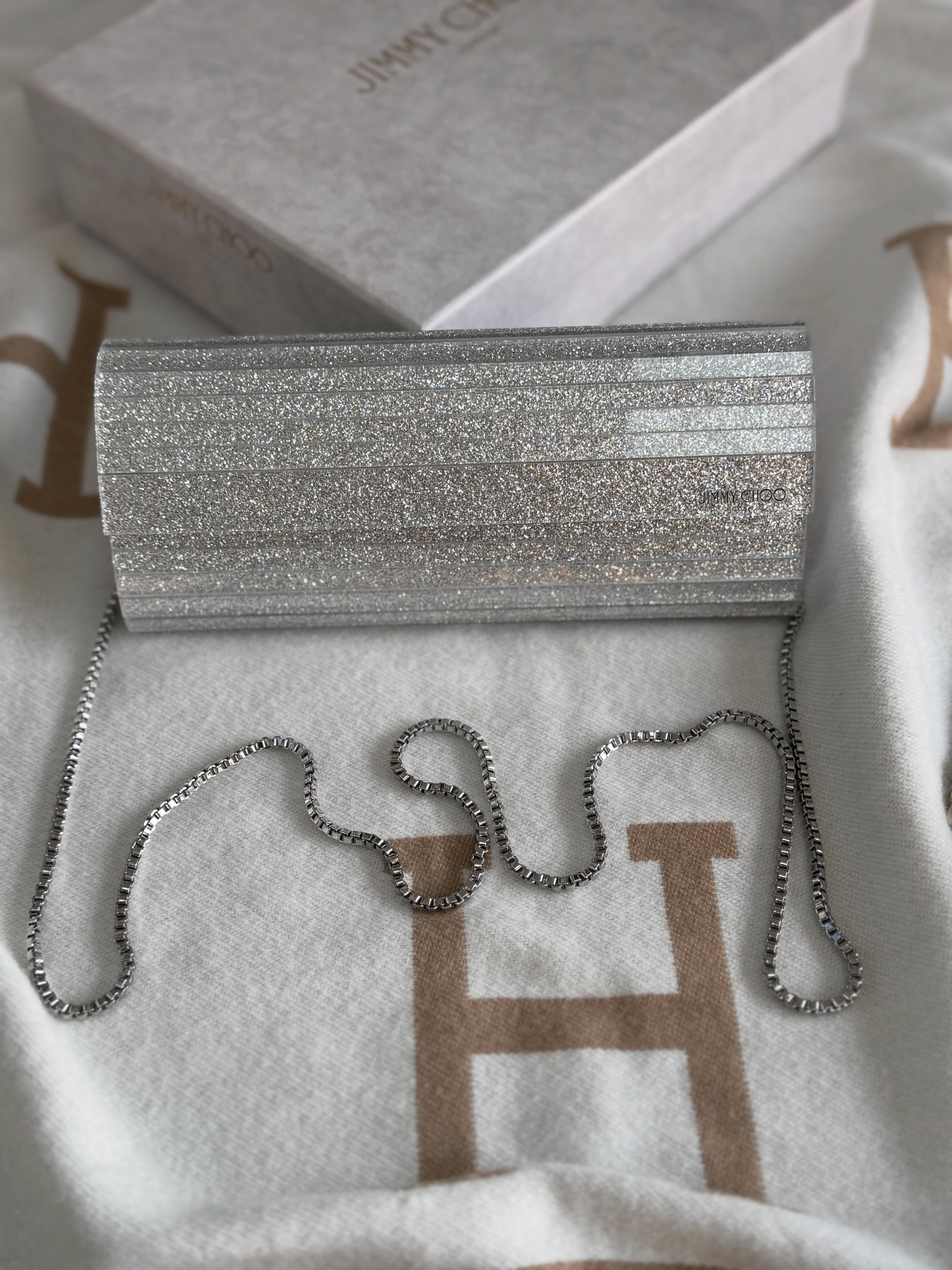 Jimmy choo plexi clutch bag