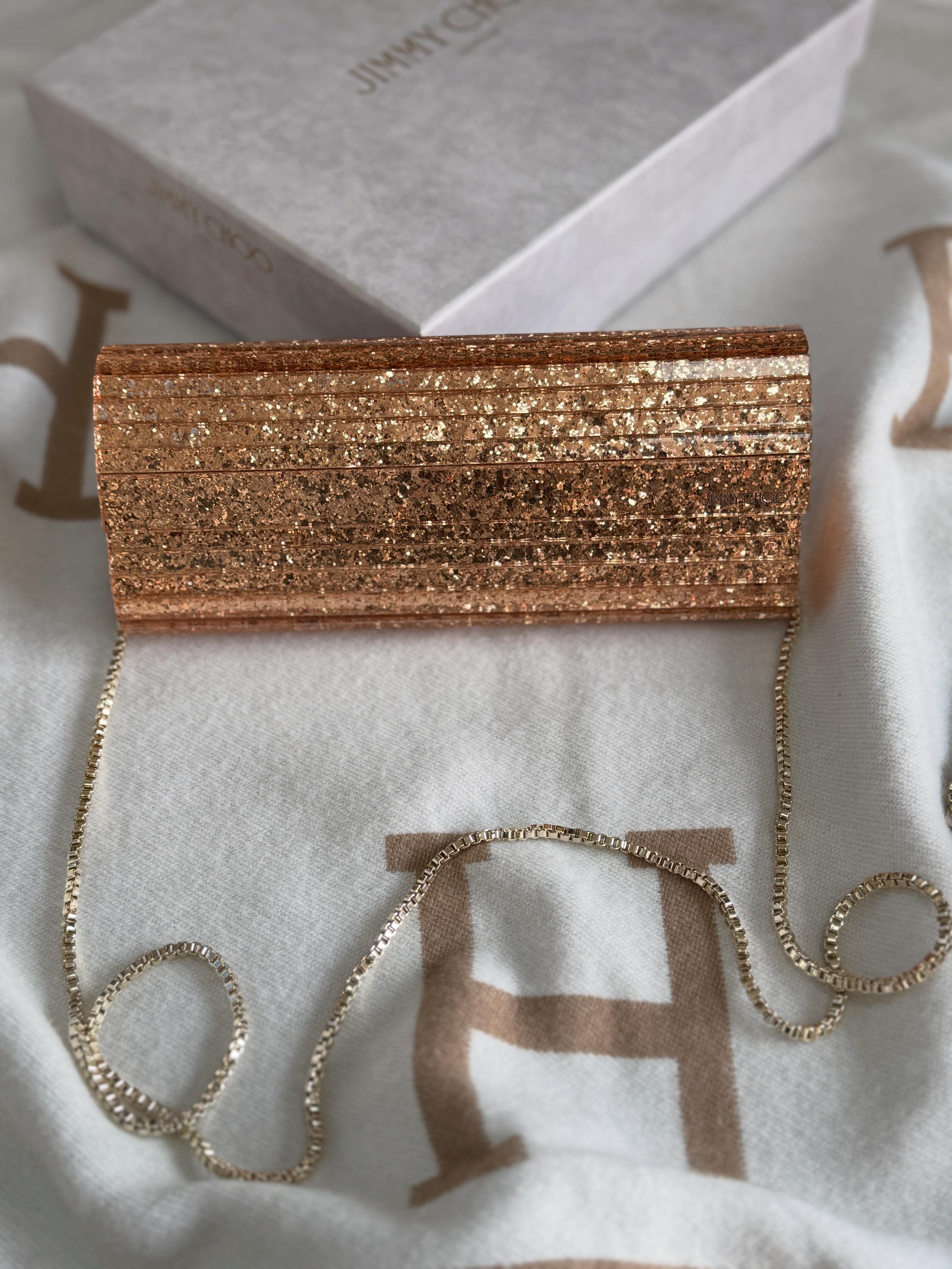 Jimmy choo plexi clutch bag
