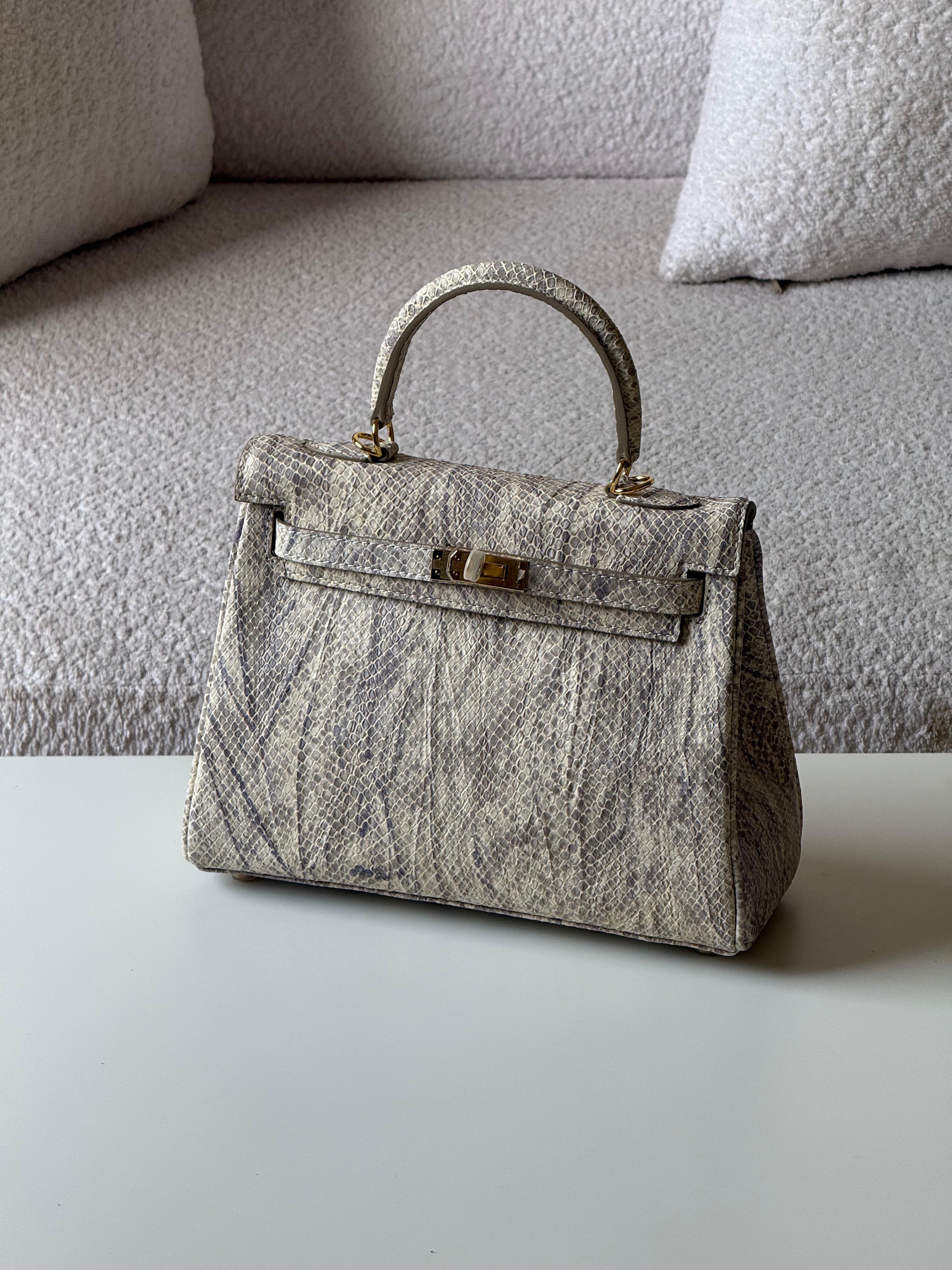 Hermes Kelly Lizard 25cm