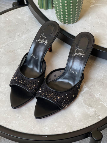 Louboutin Miss Z Mule Degrastrass Perla