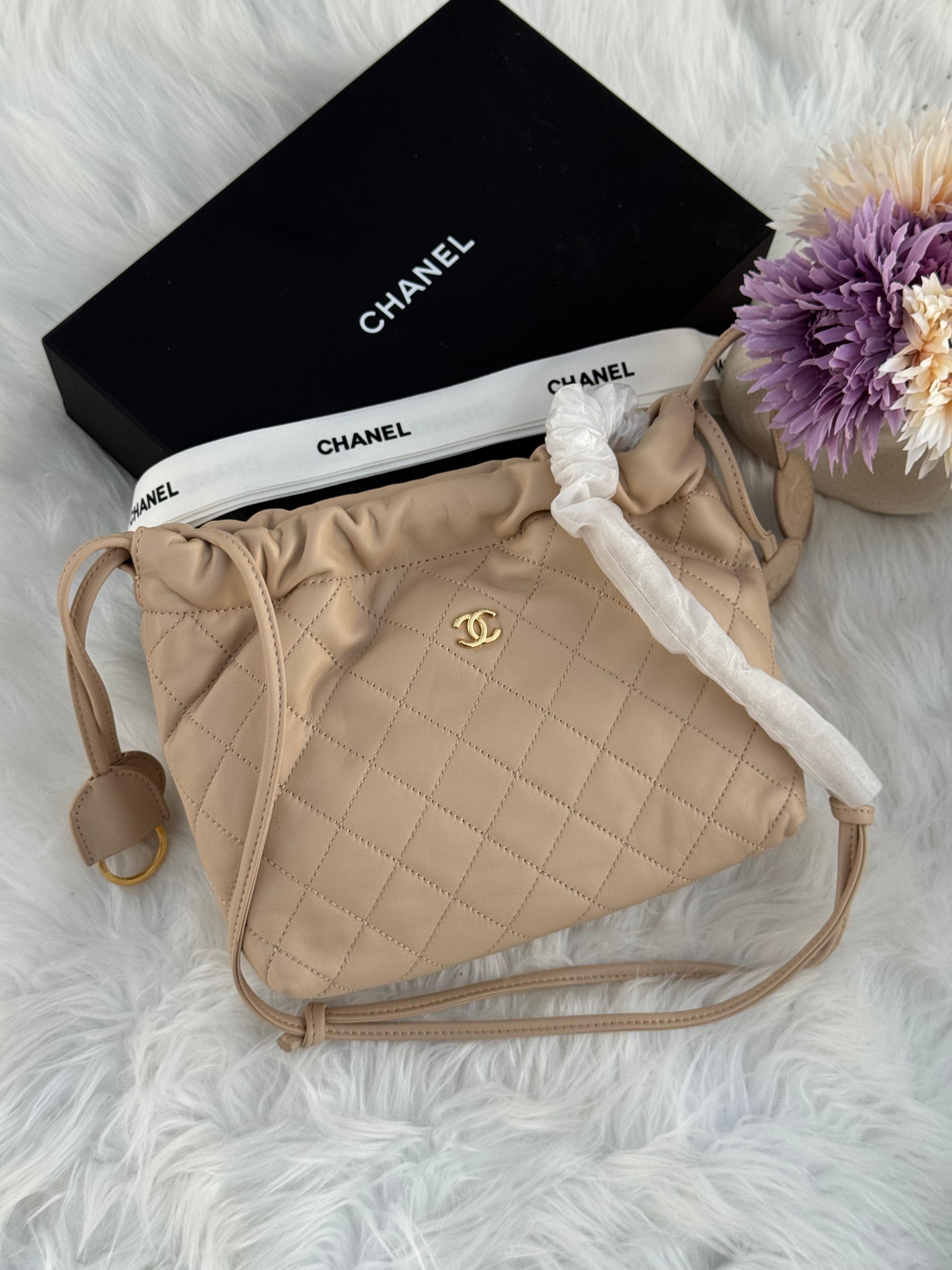 Chanel Clutch With Leather Strap 22cm