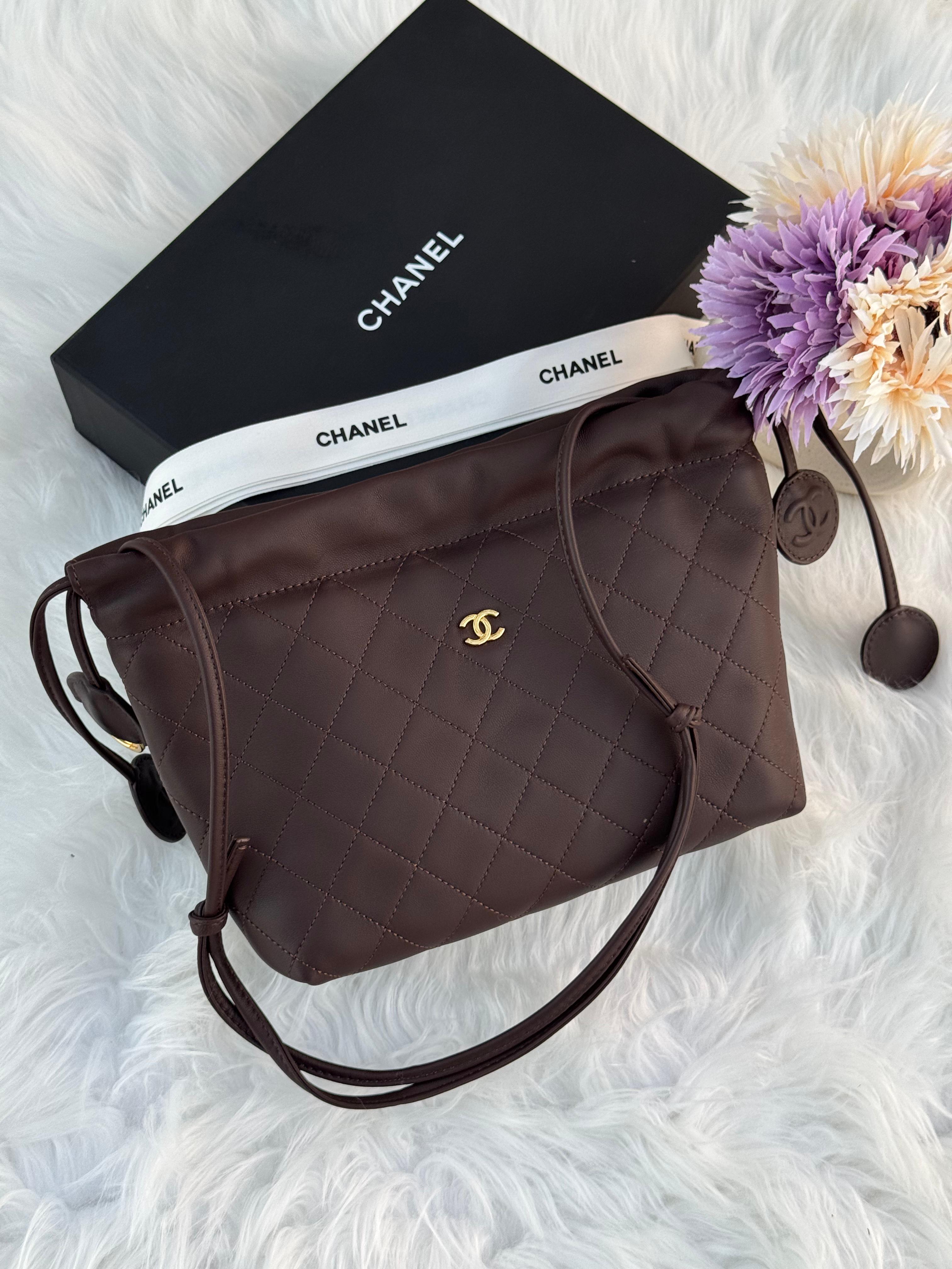 Chanel Clutch With Leather Strap 22cm