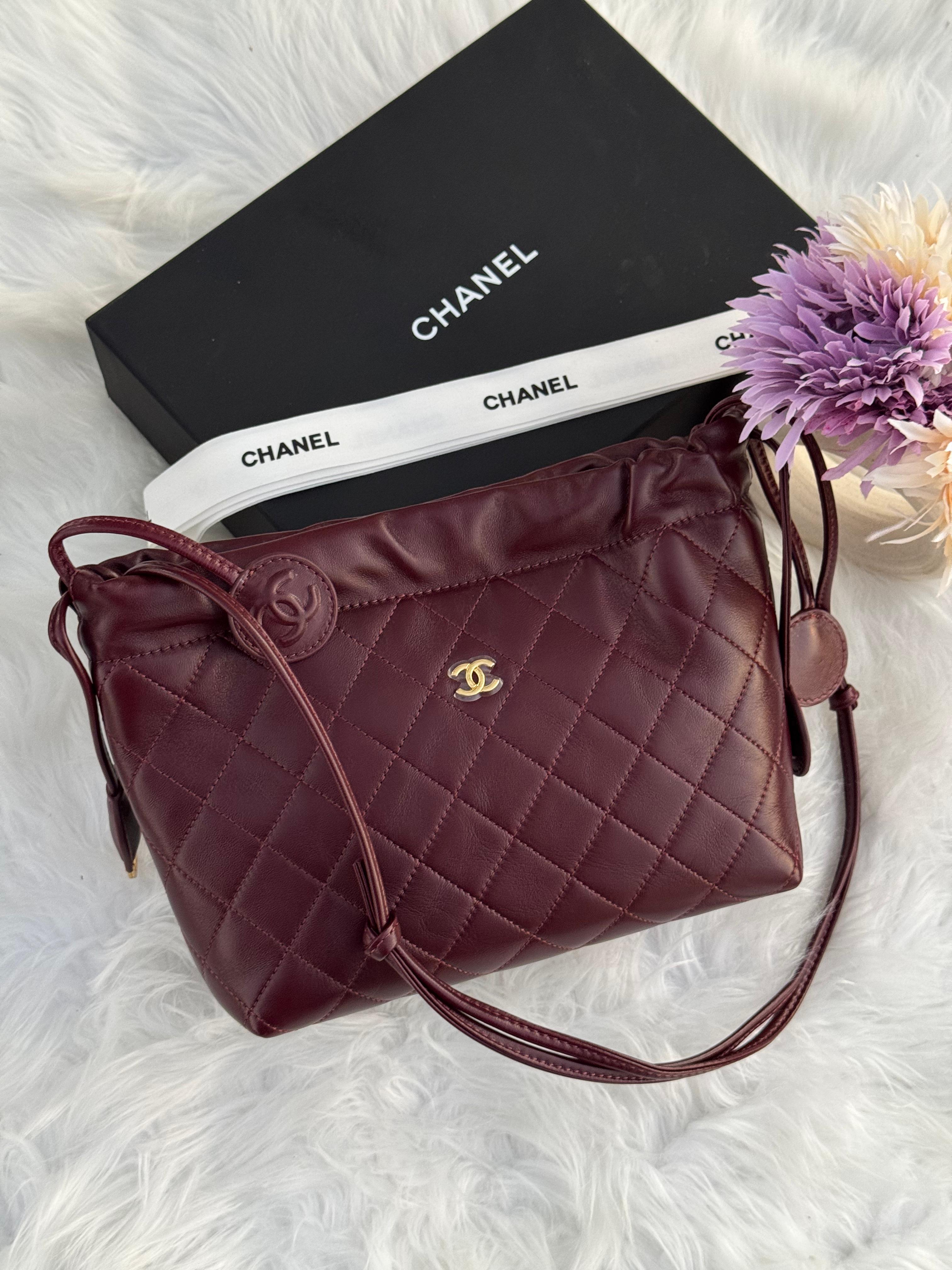 Chanel Clutch With Leather Strap 22cm