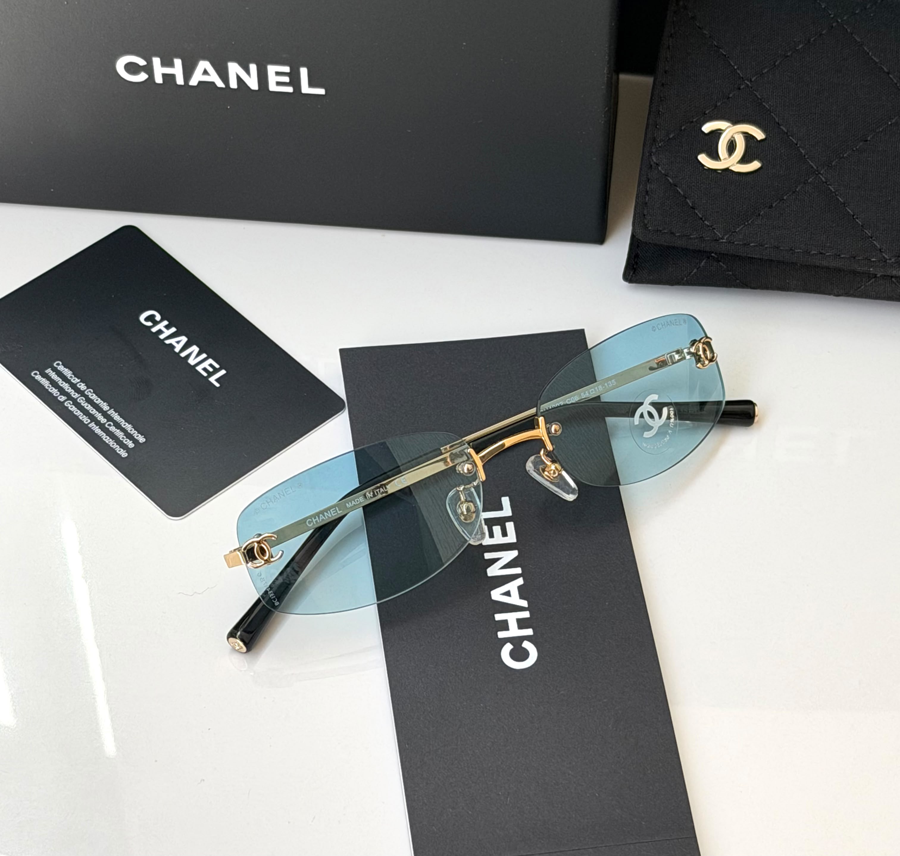 Chanel Vintage 4002 Rimless
