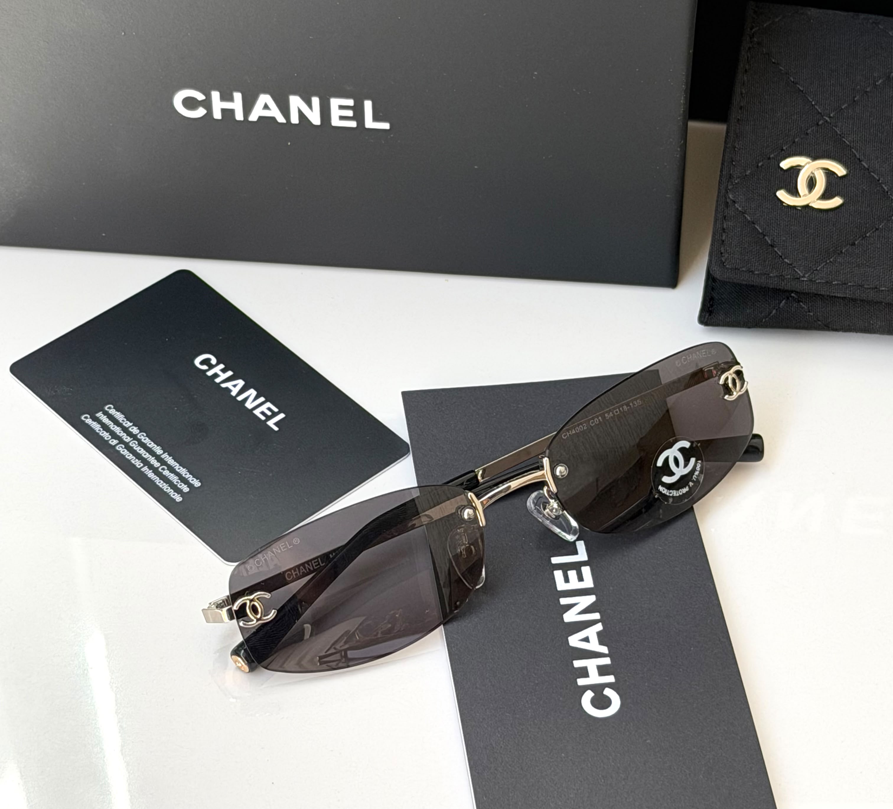 Chanel Vintage 4002 Rimless