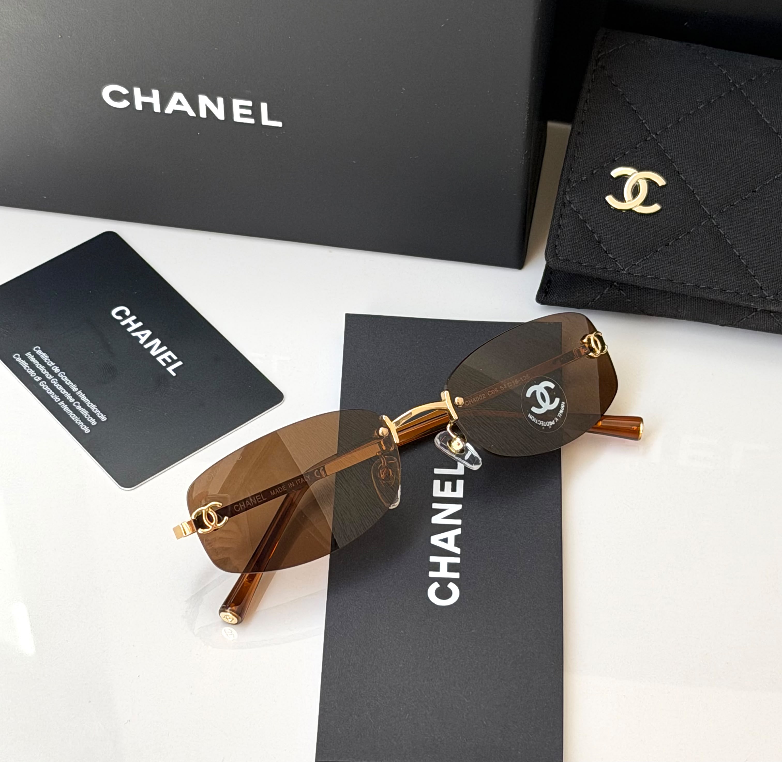 Chanel Vintage 4002 Rimless