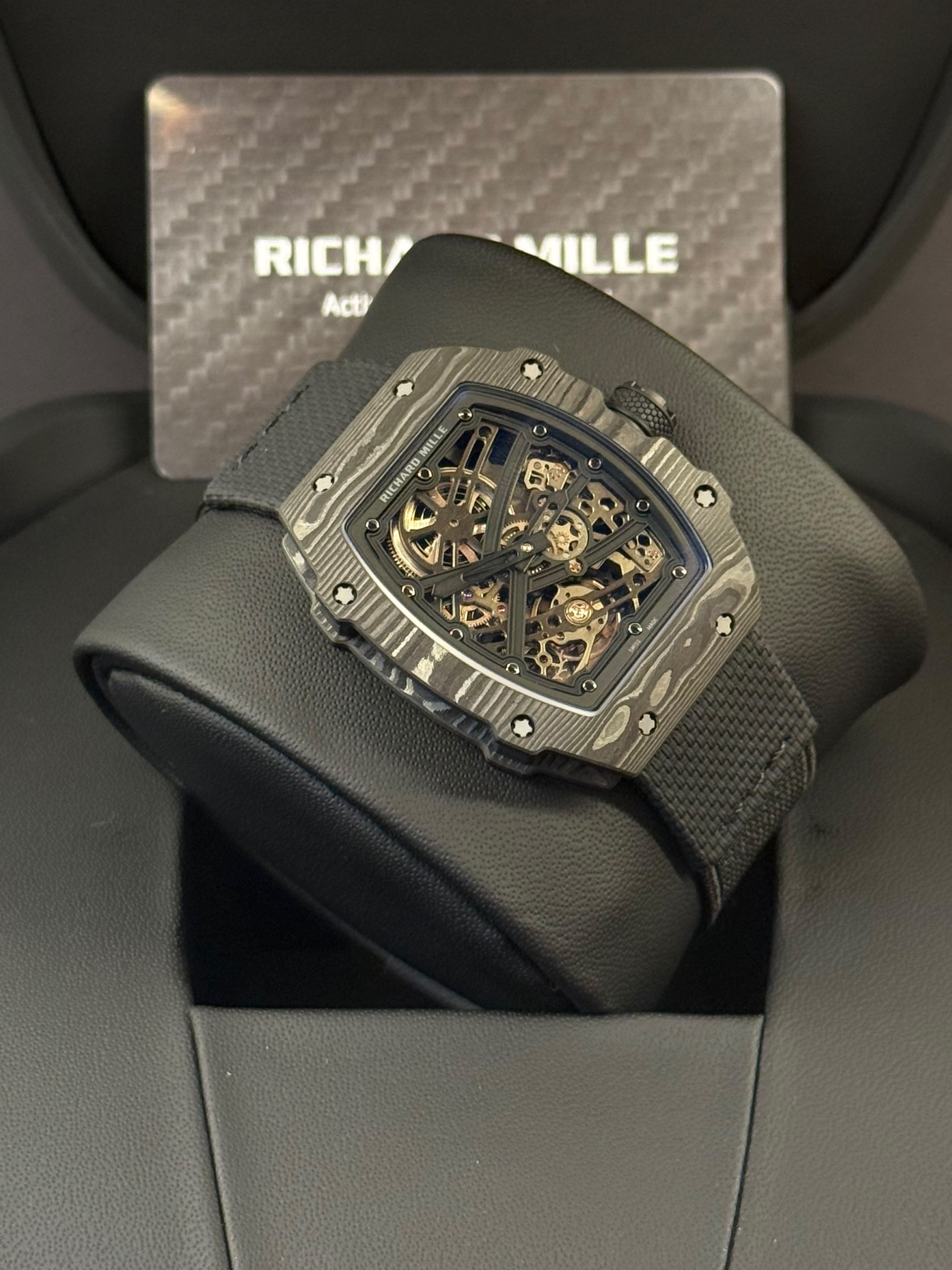 Richard Mille RM 55 01 Manual Winding Carbon TPT