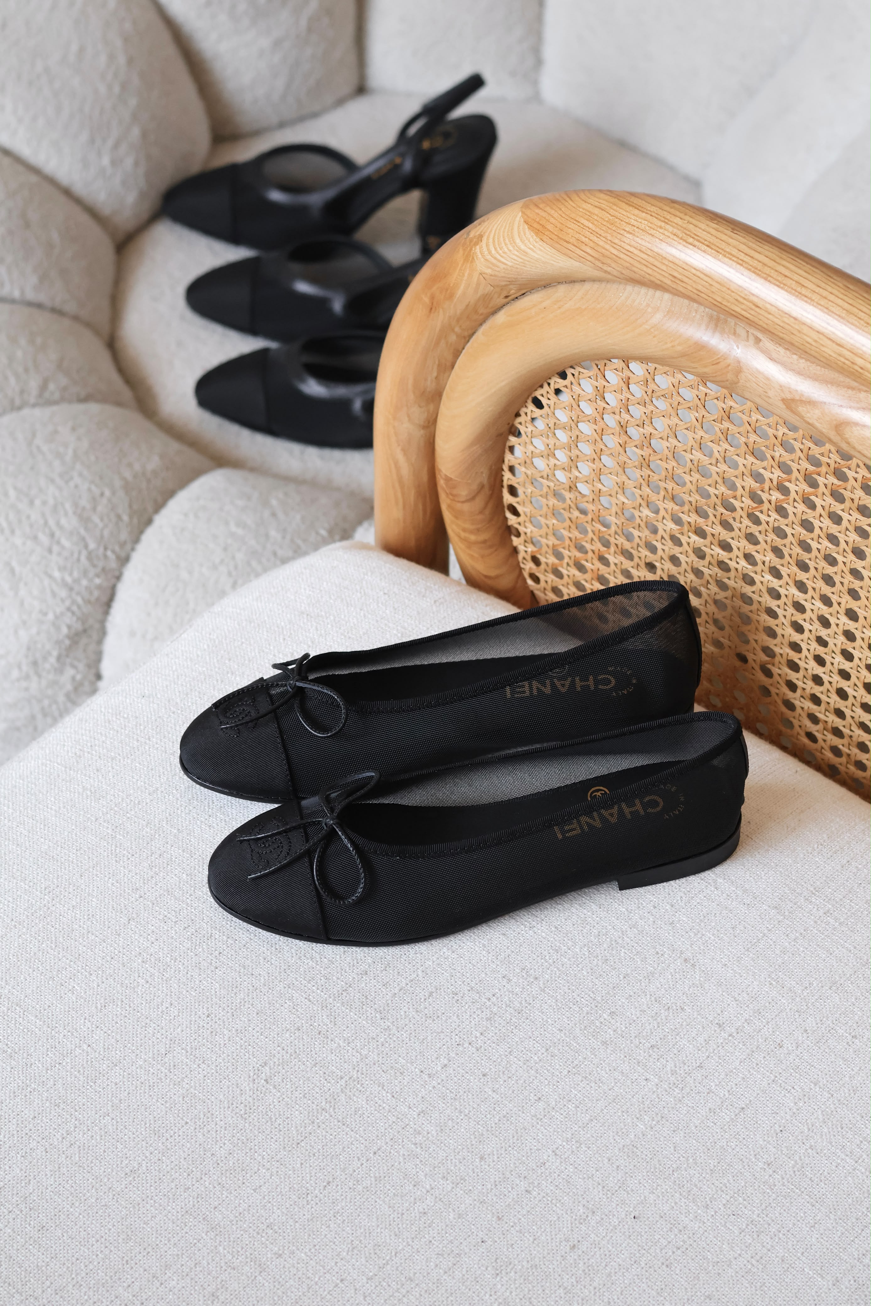 Chanel Ballet Flats Slingbacks