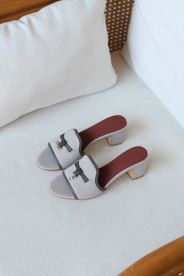 Loro Piana Summer Charms Heeled Mules Sandals