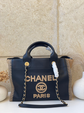Chanel Crochet Deauville Tote 33cm
