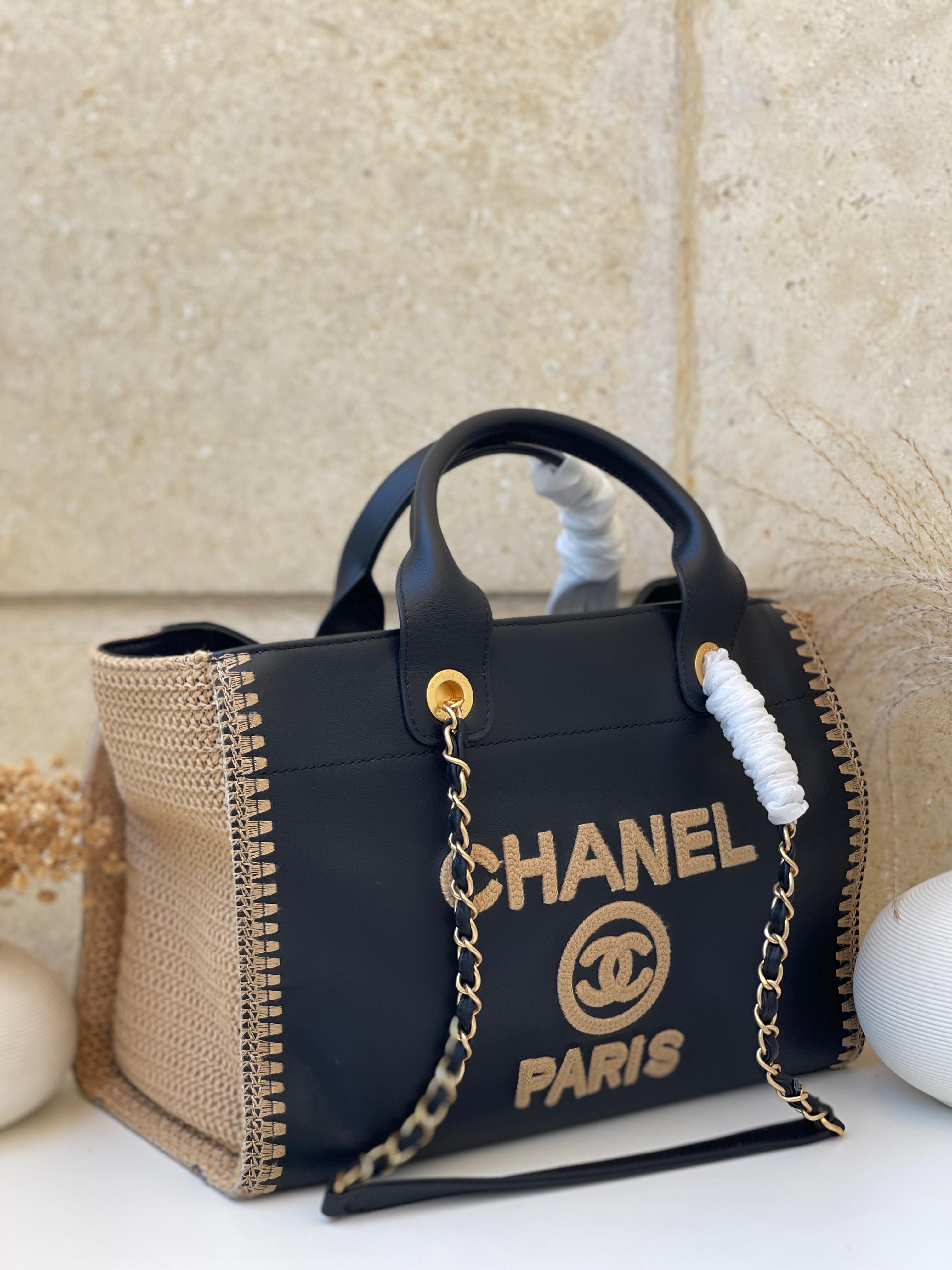 Chanel Crochet Deauville Tote 33cm