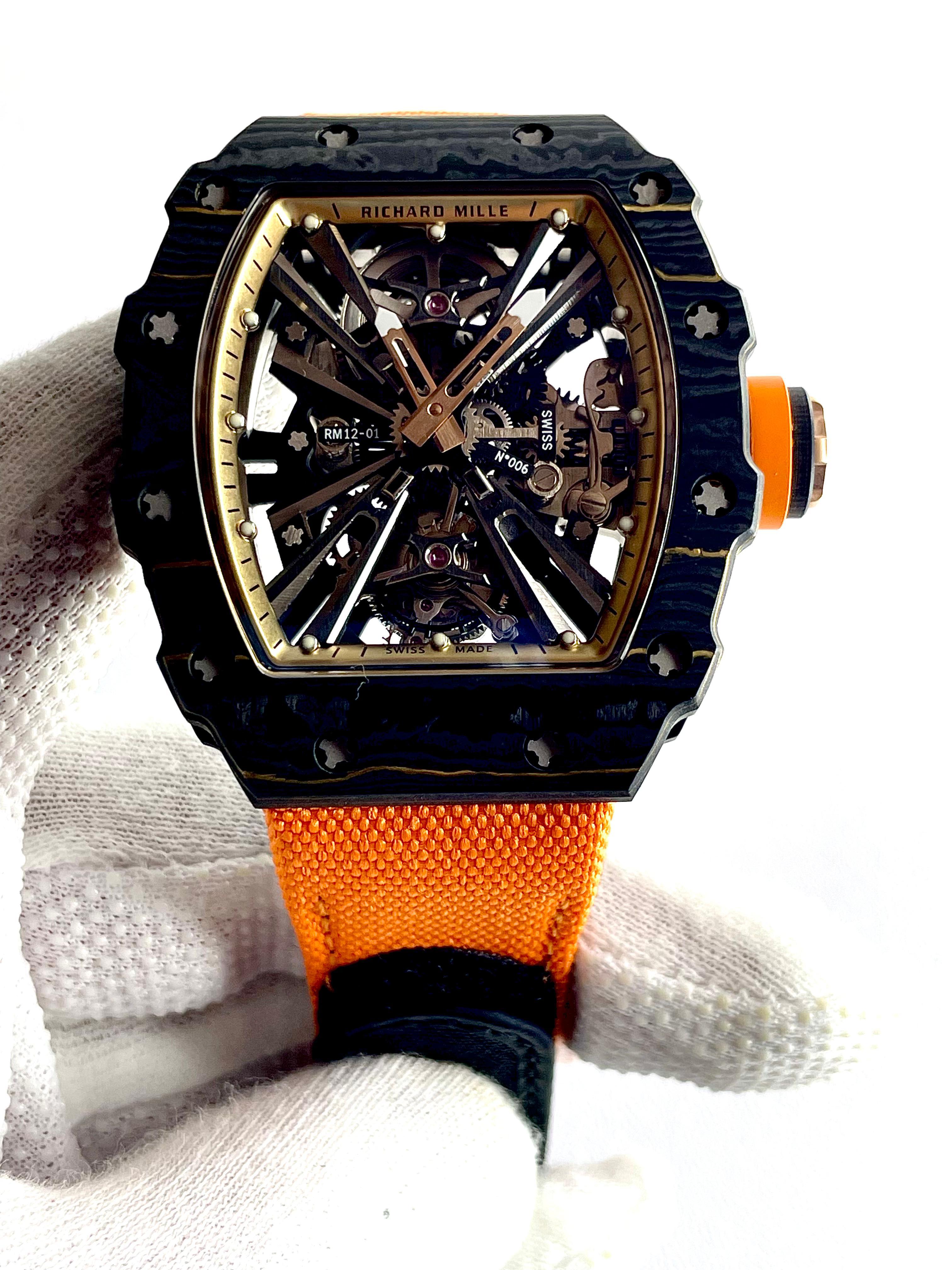 Richard Mille RM 12-01 Tourbillon Black Carbon TPT