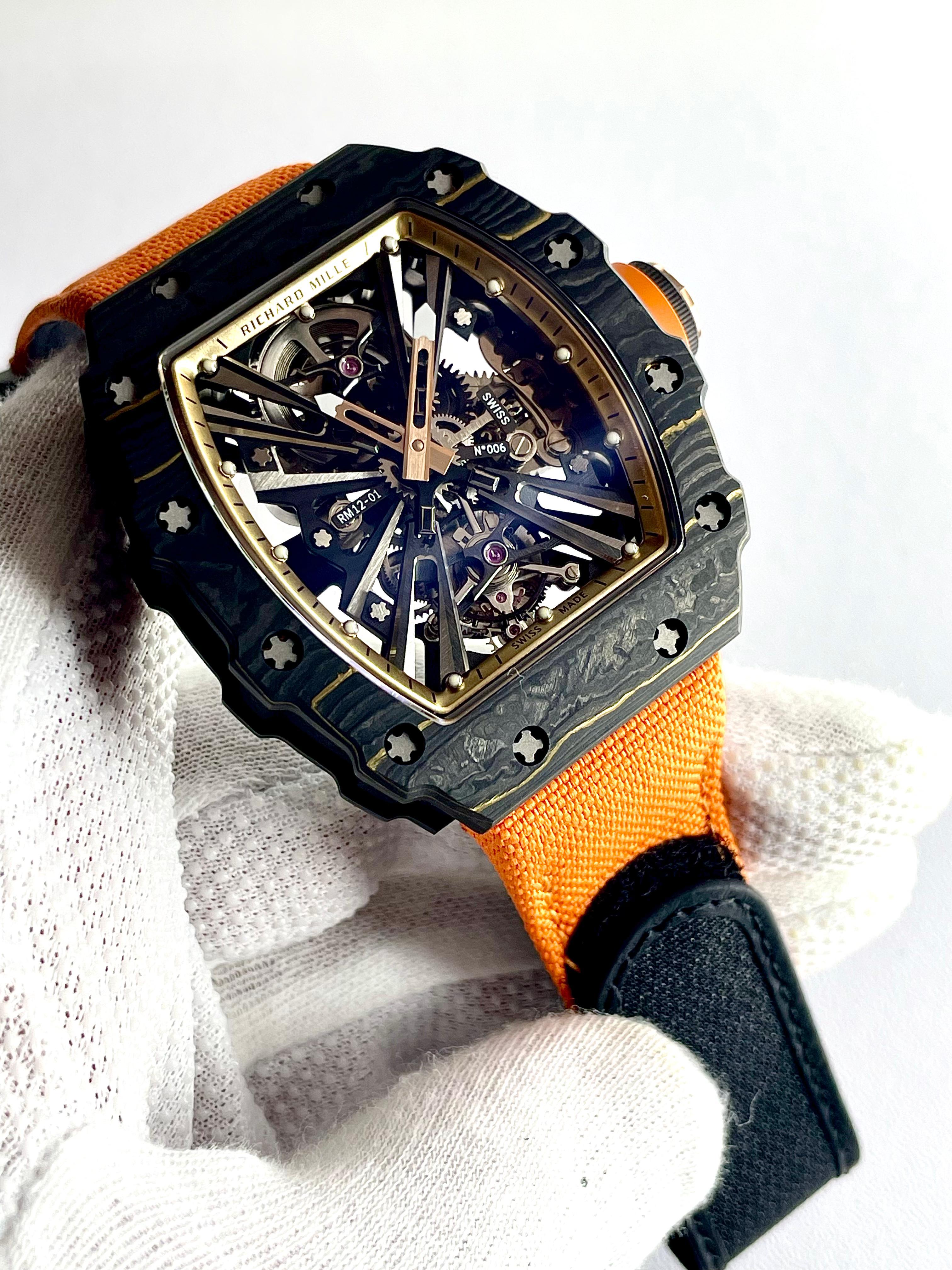 Richard Mille RM 12-01 Tourbillon Black Carbon TPT