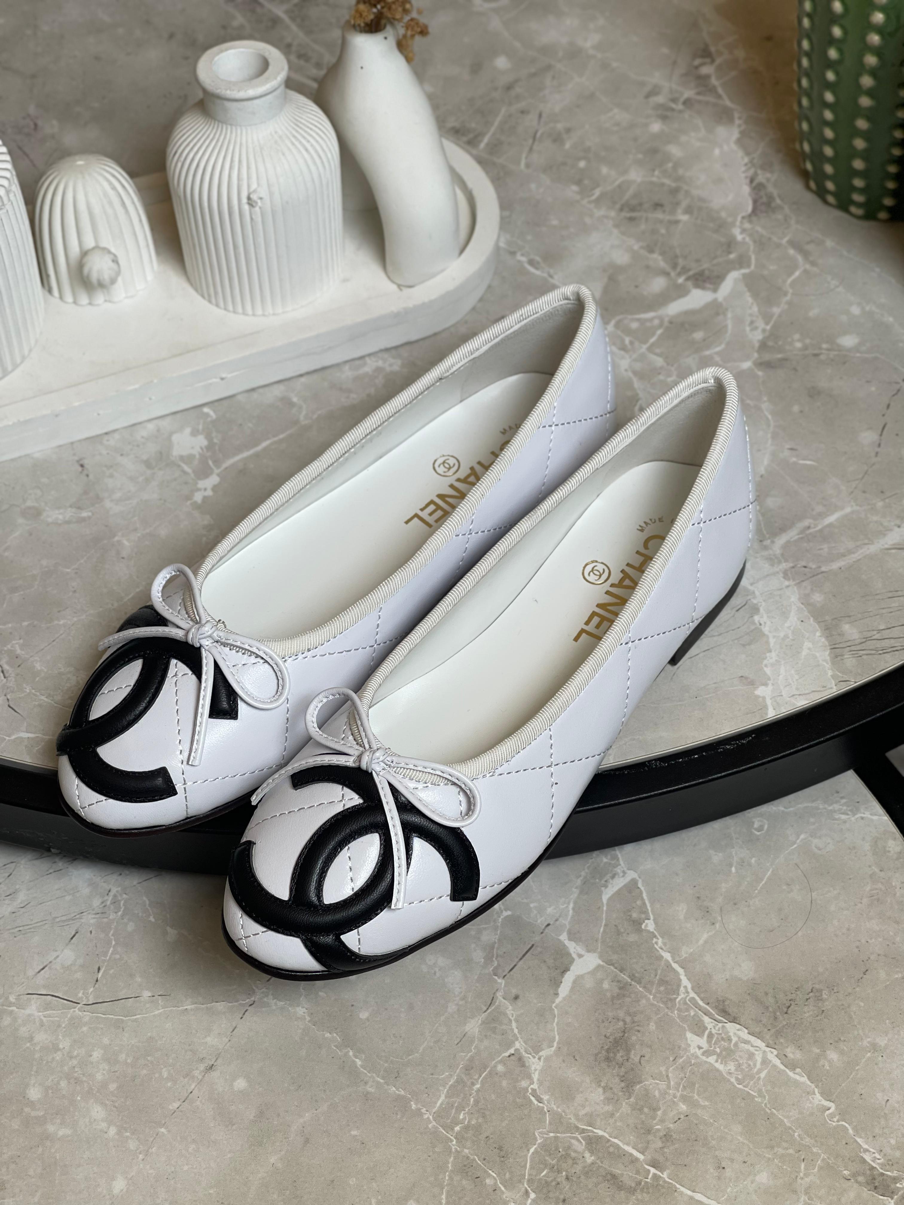 Chanel Coco Beach Cambon Ballet Flats