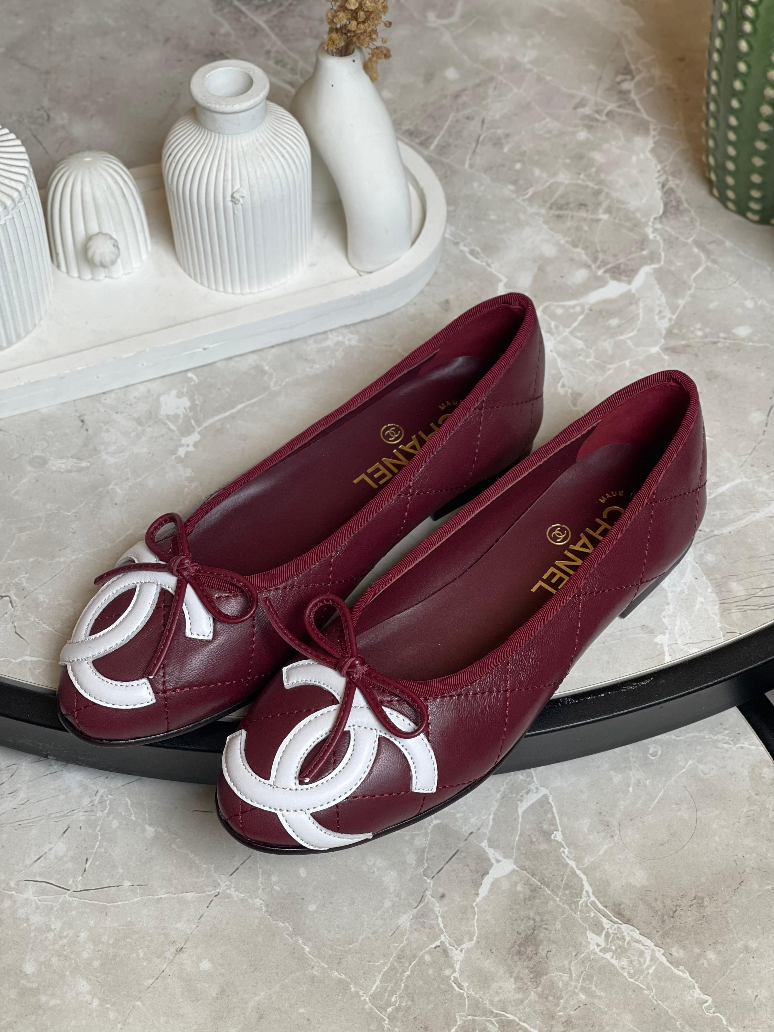 Chanel Coco Beach Cambon Ballet Flats