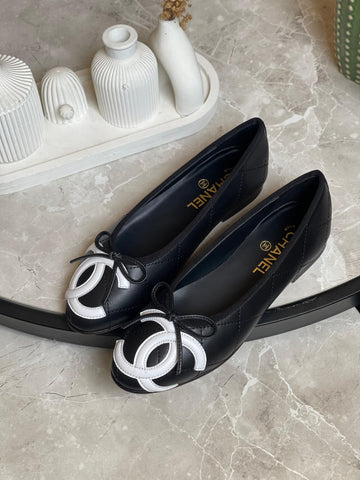 Chanel Coco Beach Cambon Ballet Flats