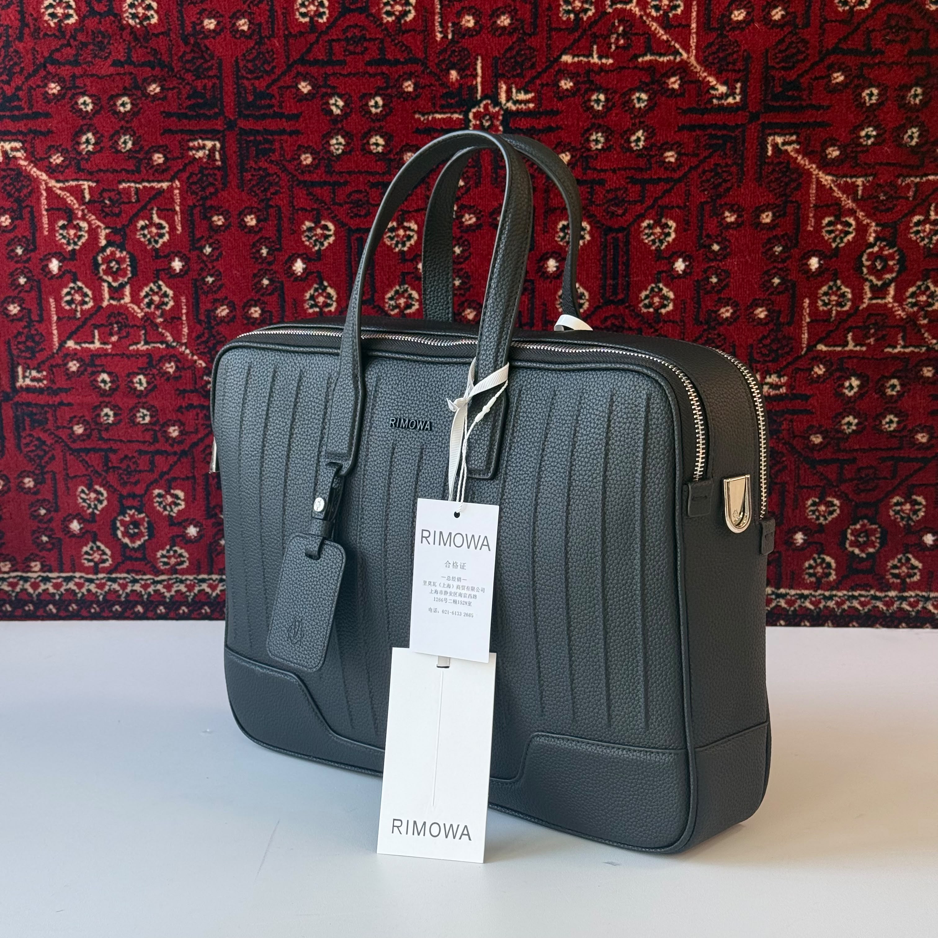 Rimowa Never Still Leather Briefcase