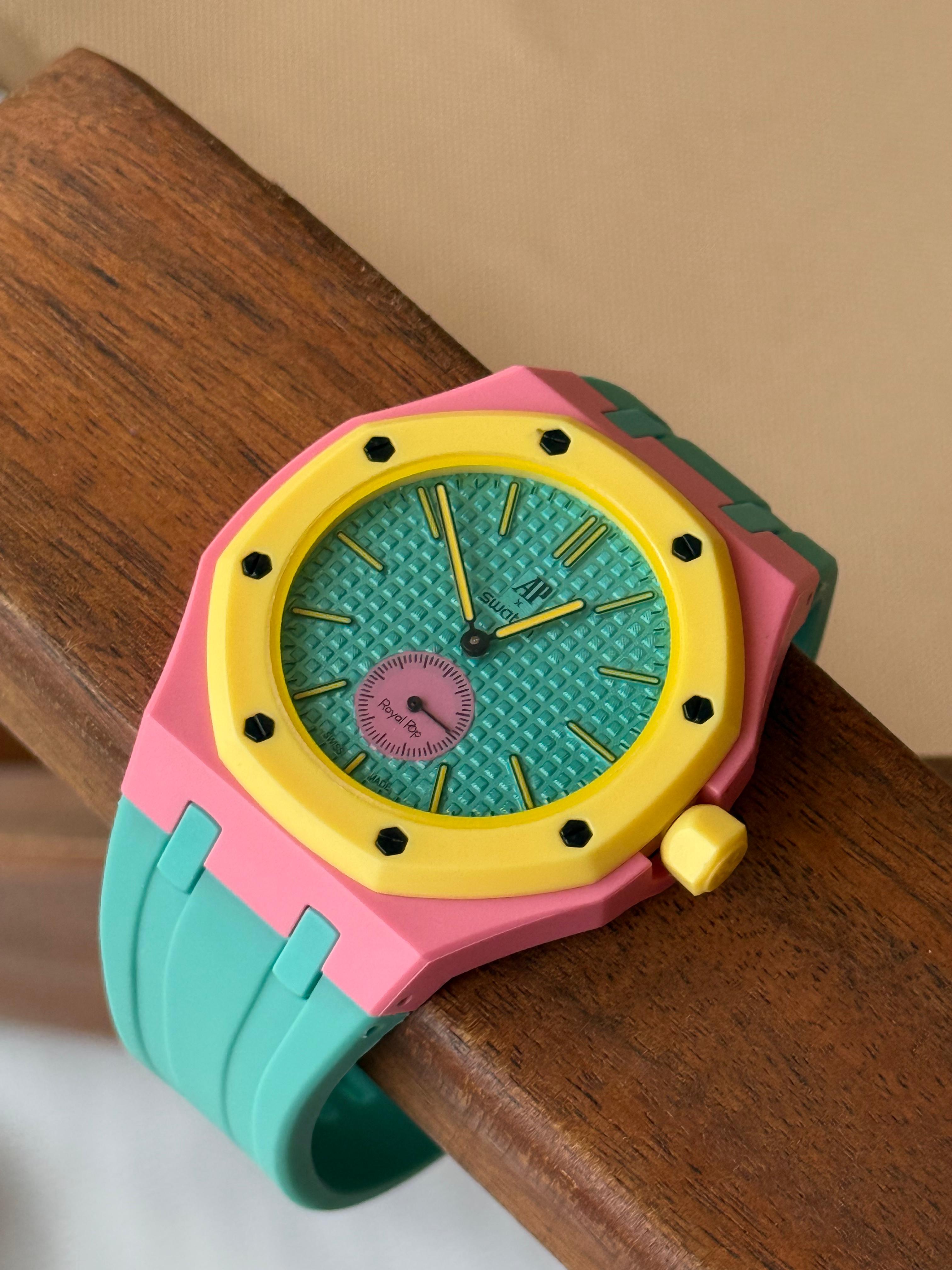 Swatch x Audemars Piguet Royal Pop OTG Roz