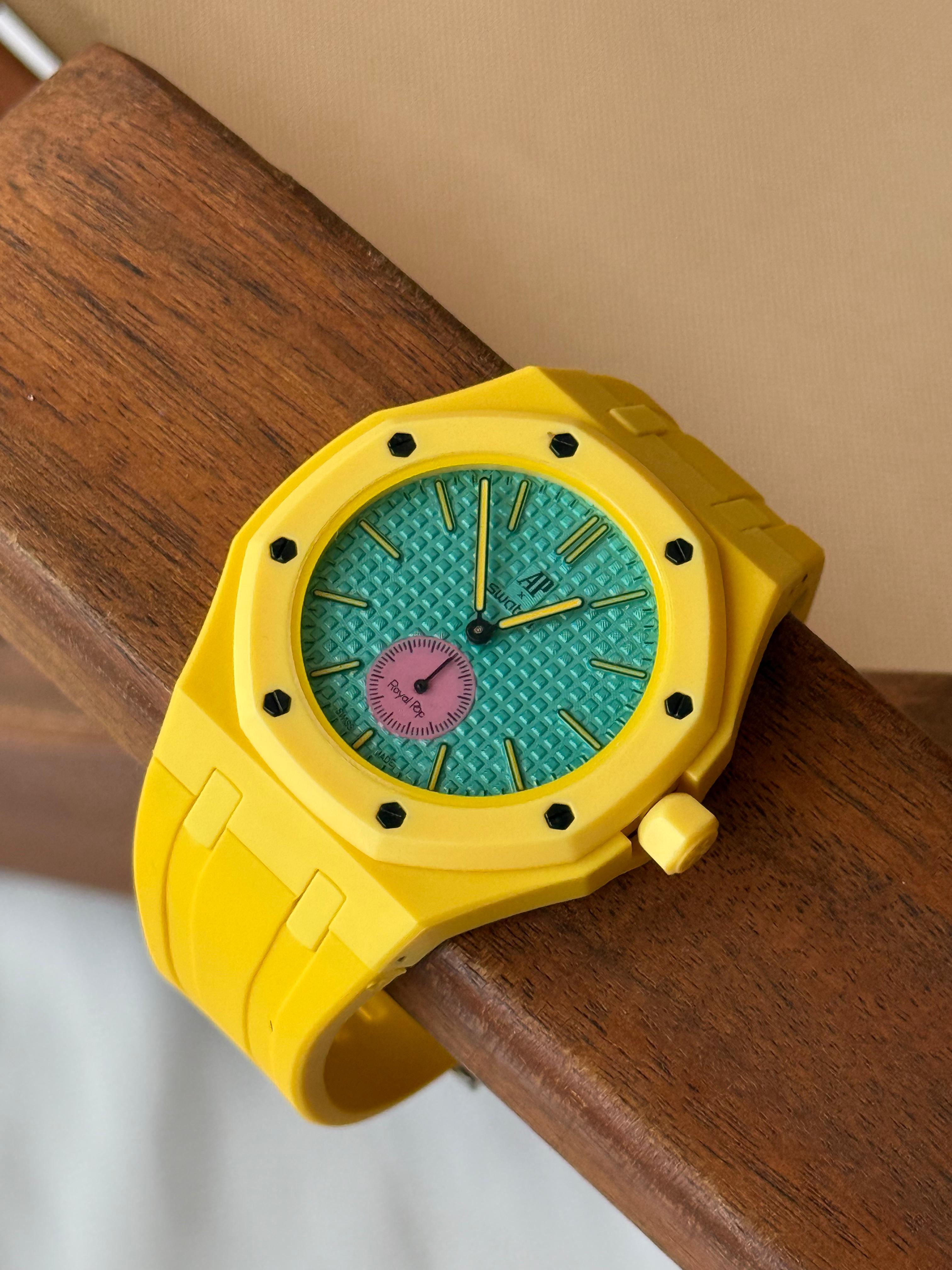Swatch x Audemars Piguet Royal Pop OTG Roz