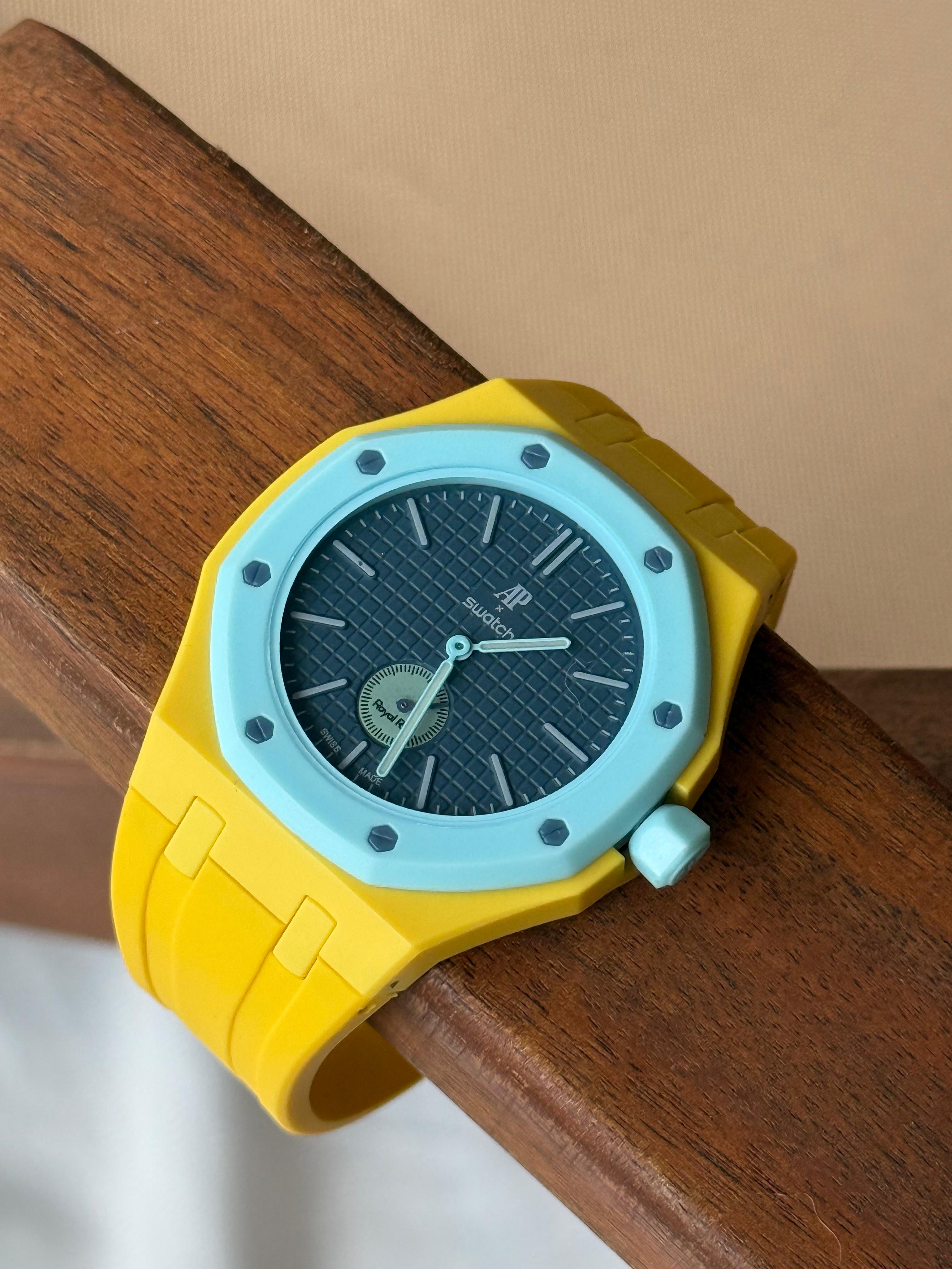 Swatch x Audemars Piguet Royal Pop OTG Roz