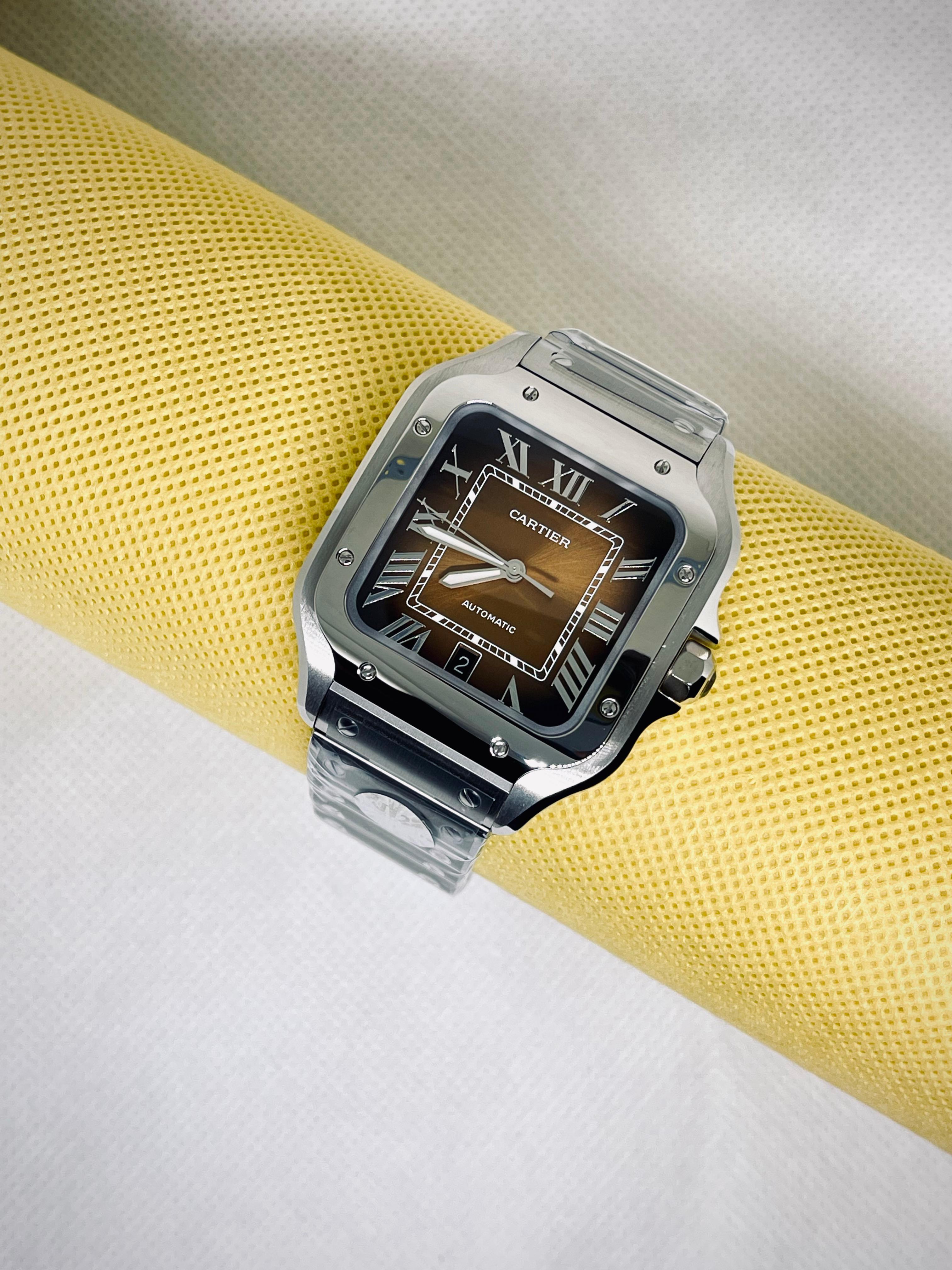 Cartier Santos DE Cartier With Leather Strap 41mm
