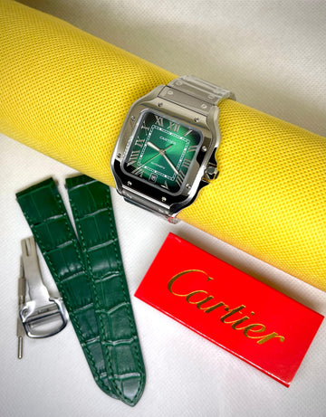 Cartier Santos DE Cartier With Leather Strap 41mm