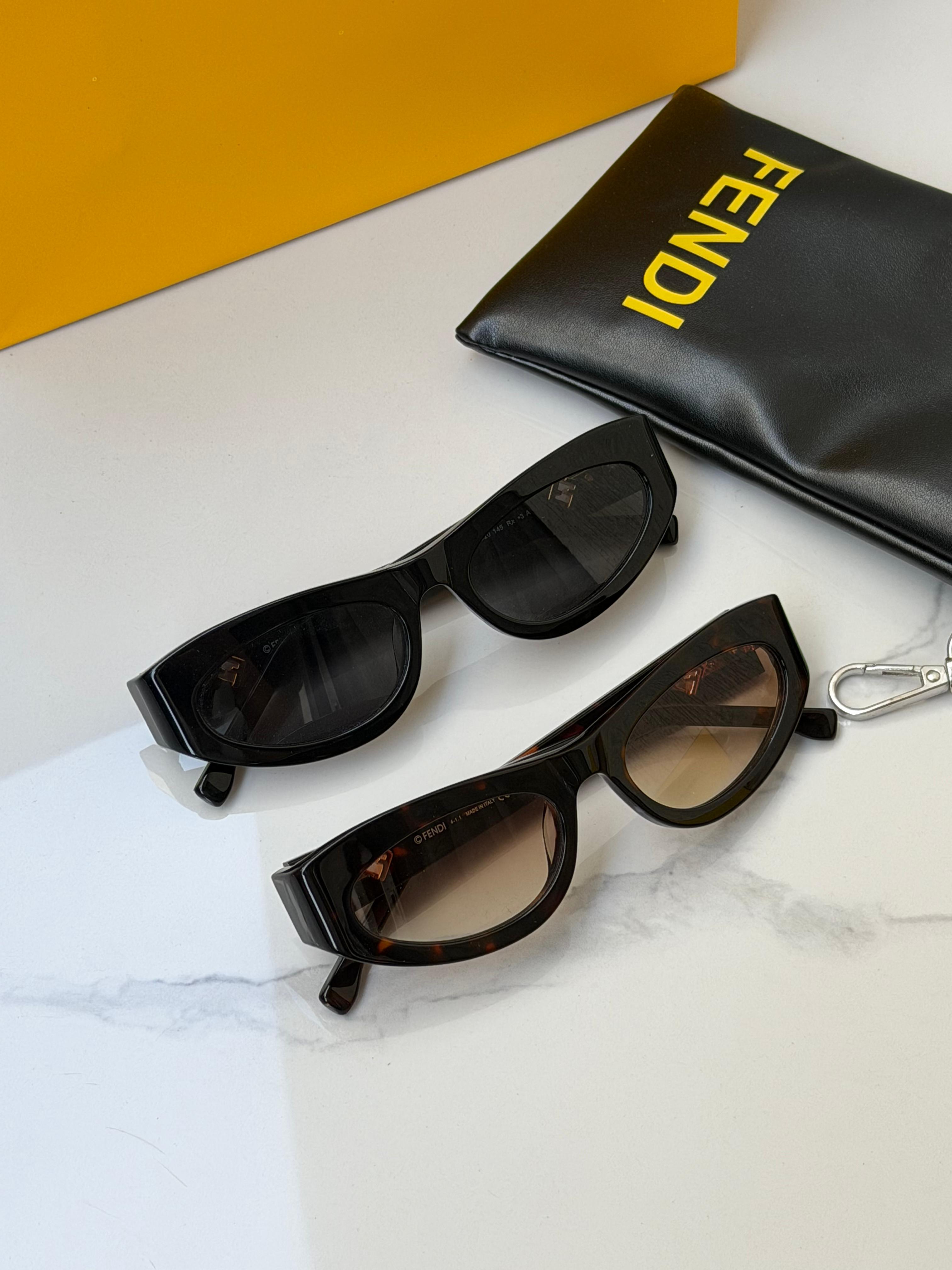 Fendi FF Diamonds Cat Eye Acetate
