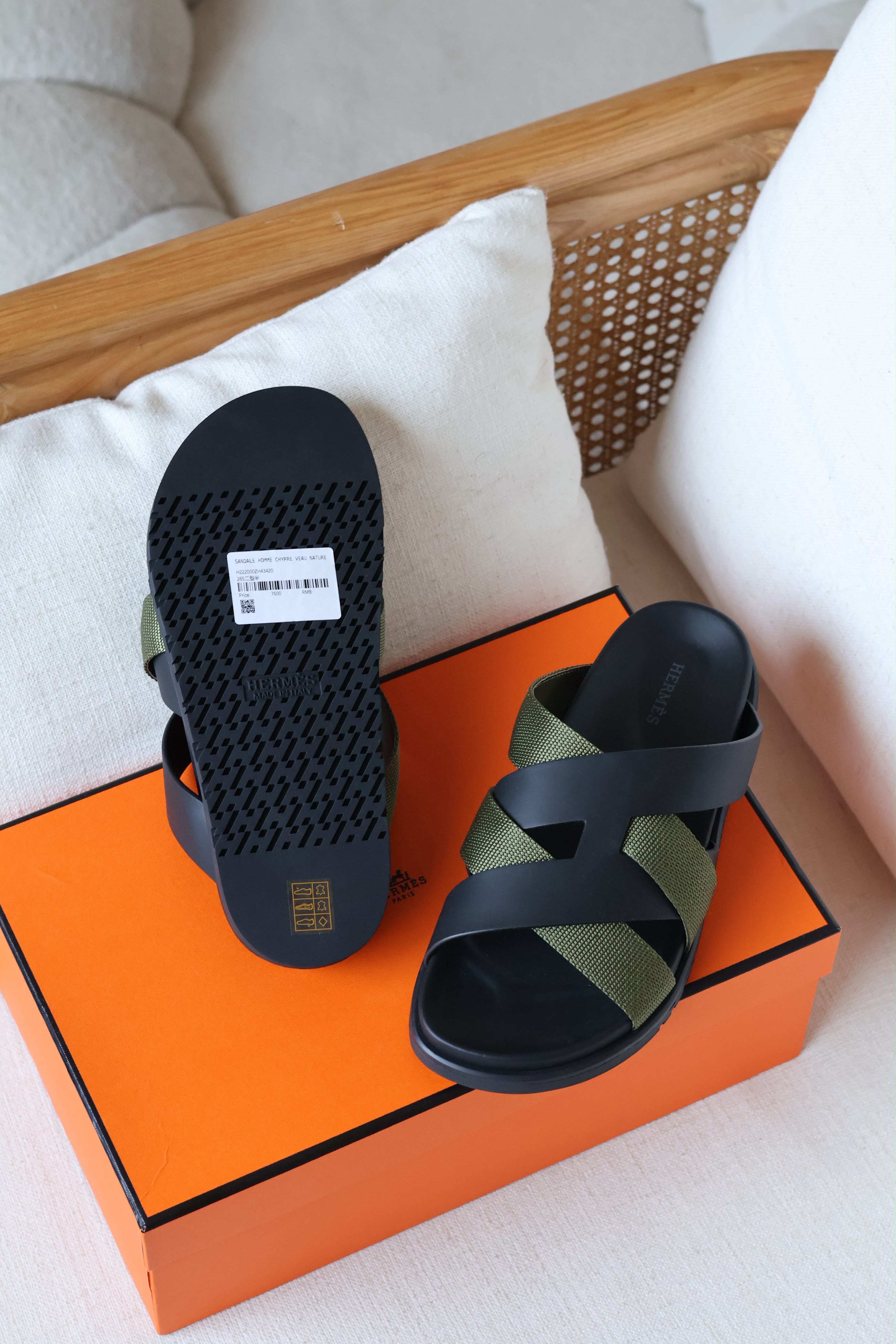 Hermes Kazimiri Sandals