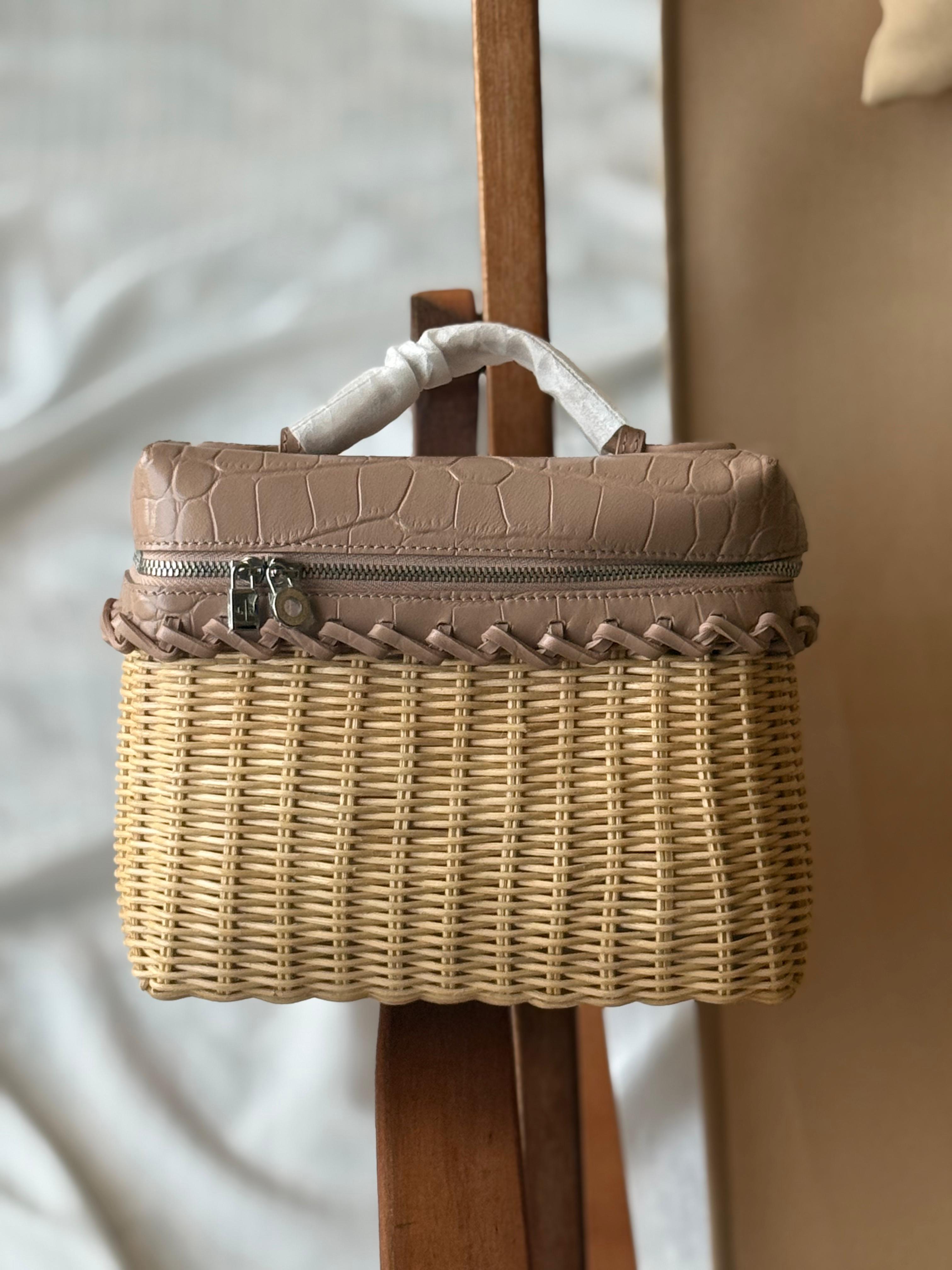 Loro Piana Extra Pocket Wicker Bag