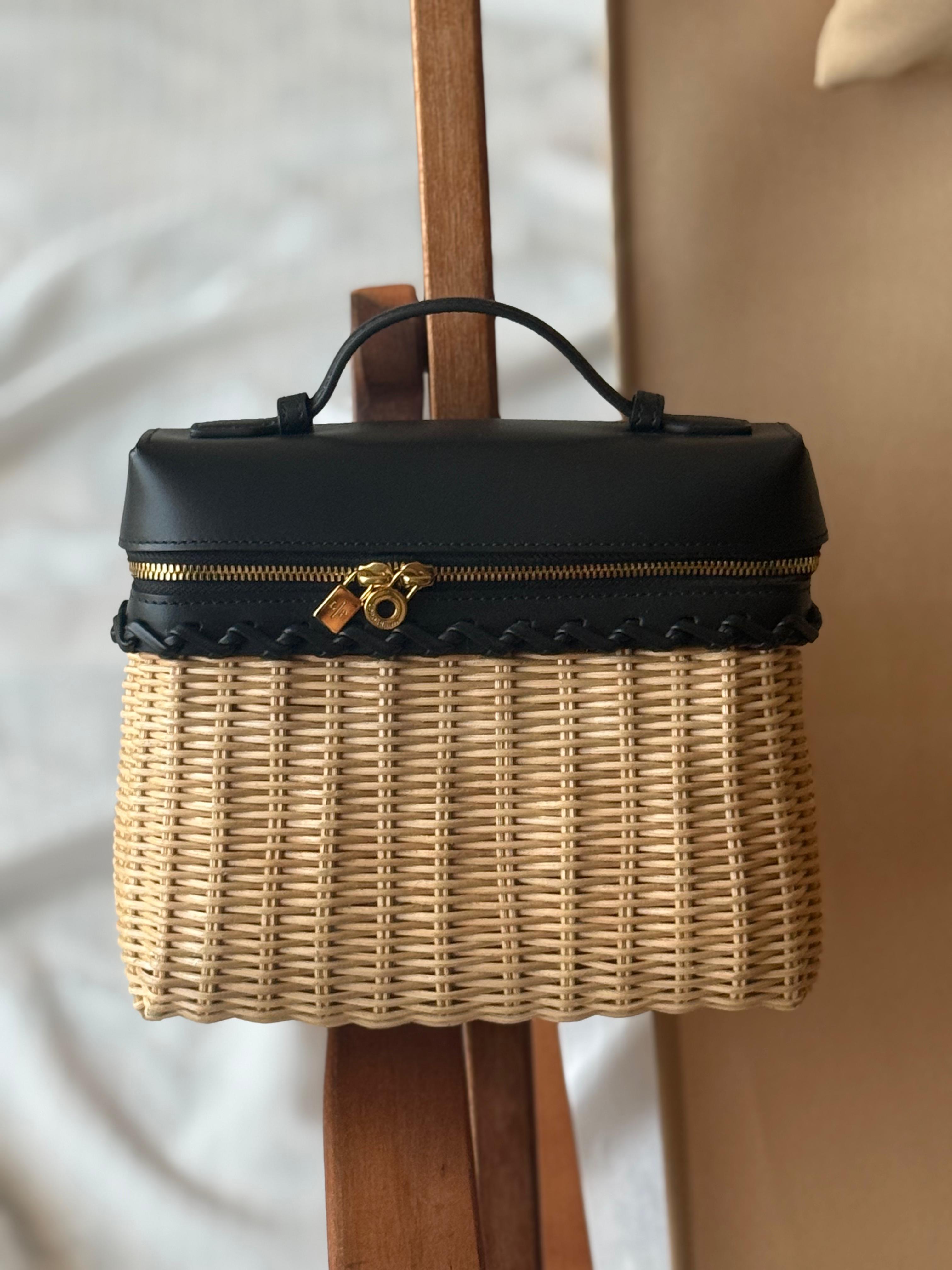 Loro Piana Extra Pocket Wicker Bag