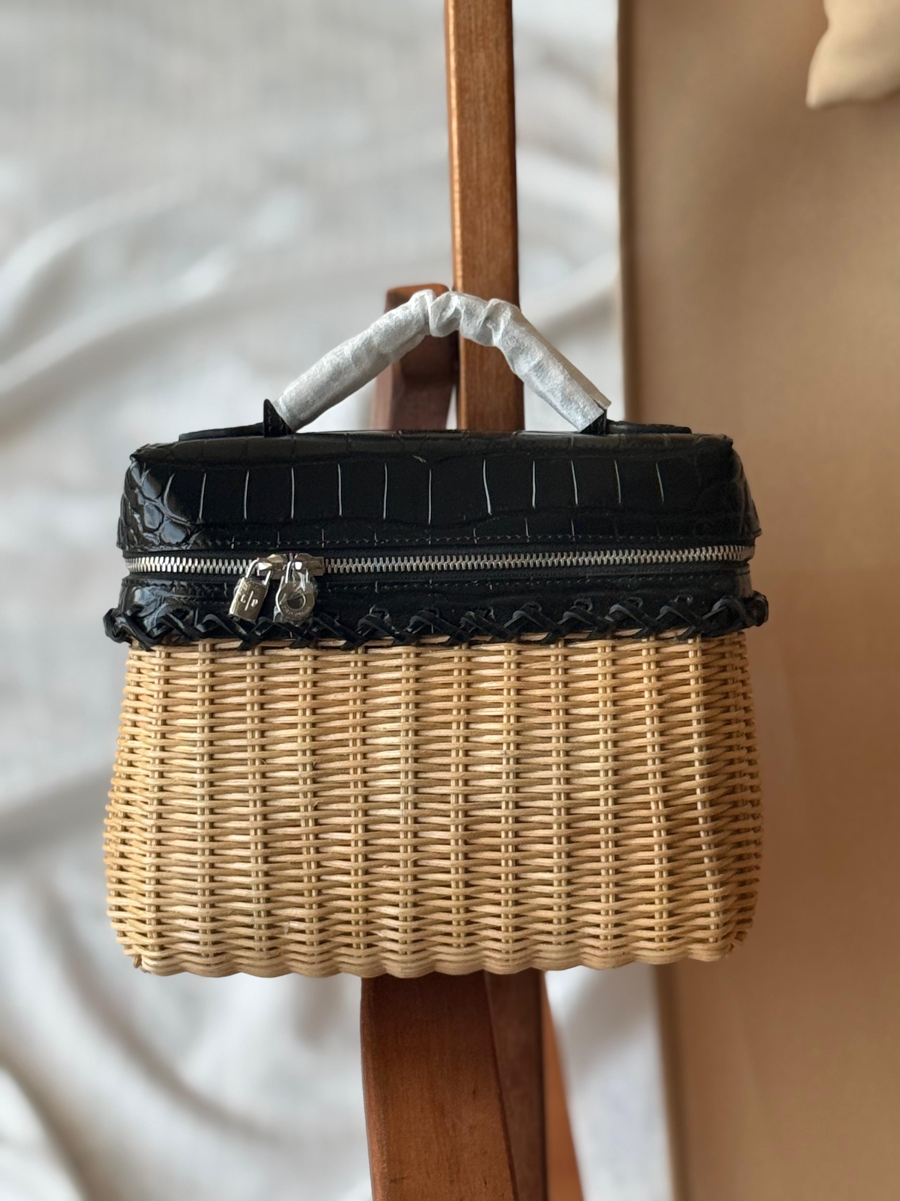 Loro Piana Extra Pocket Wicker Bag