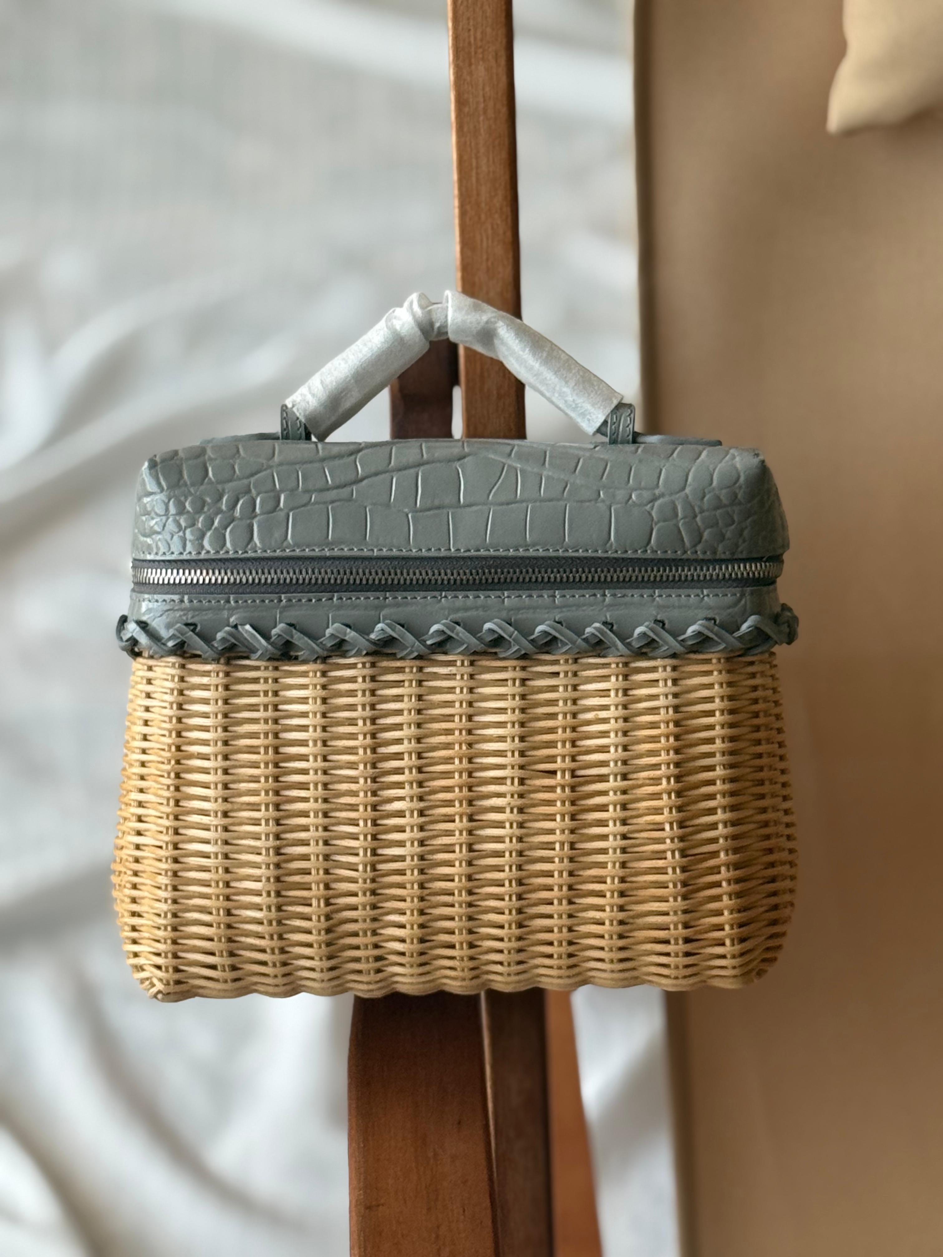 Loro Piana Extra Pocket Wicker Bag