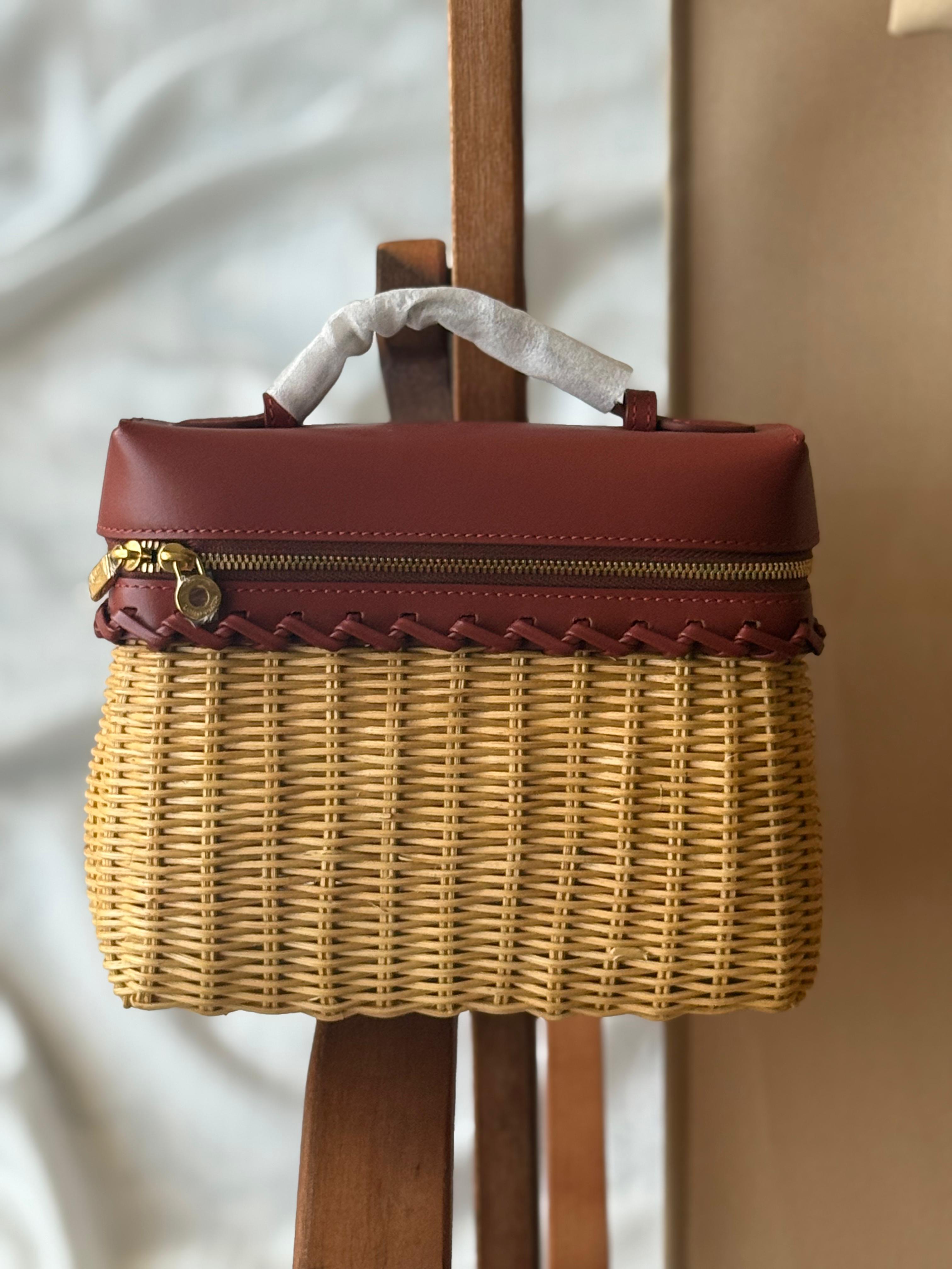 Loro Piana Extra Pocket Wicker Bag