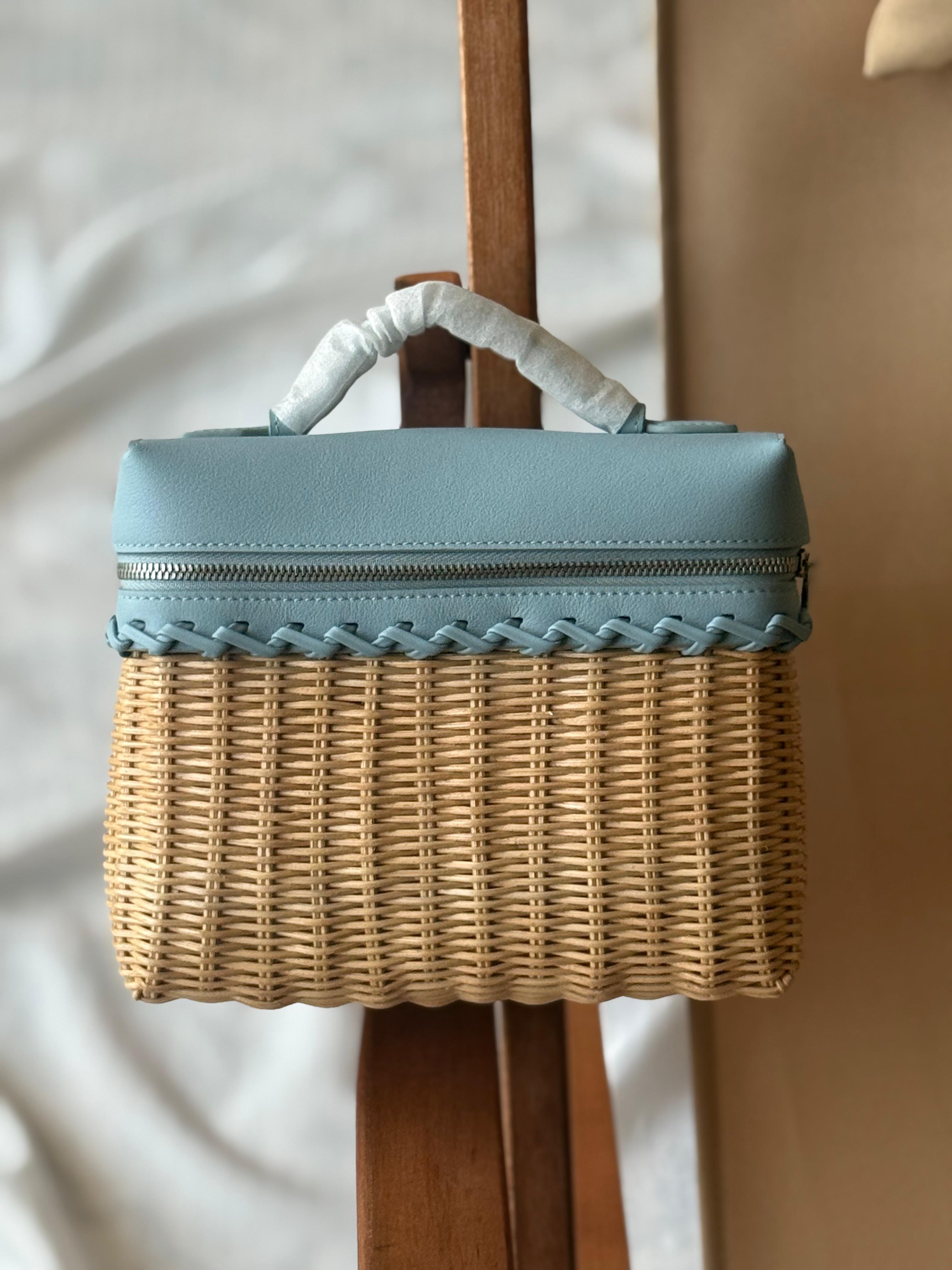 Loro Piana Extra Pocket Wicker Bag