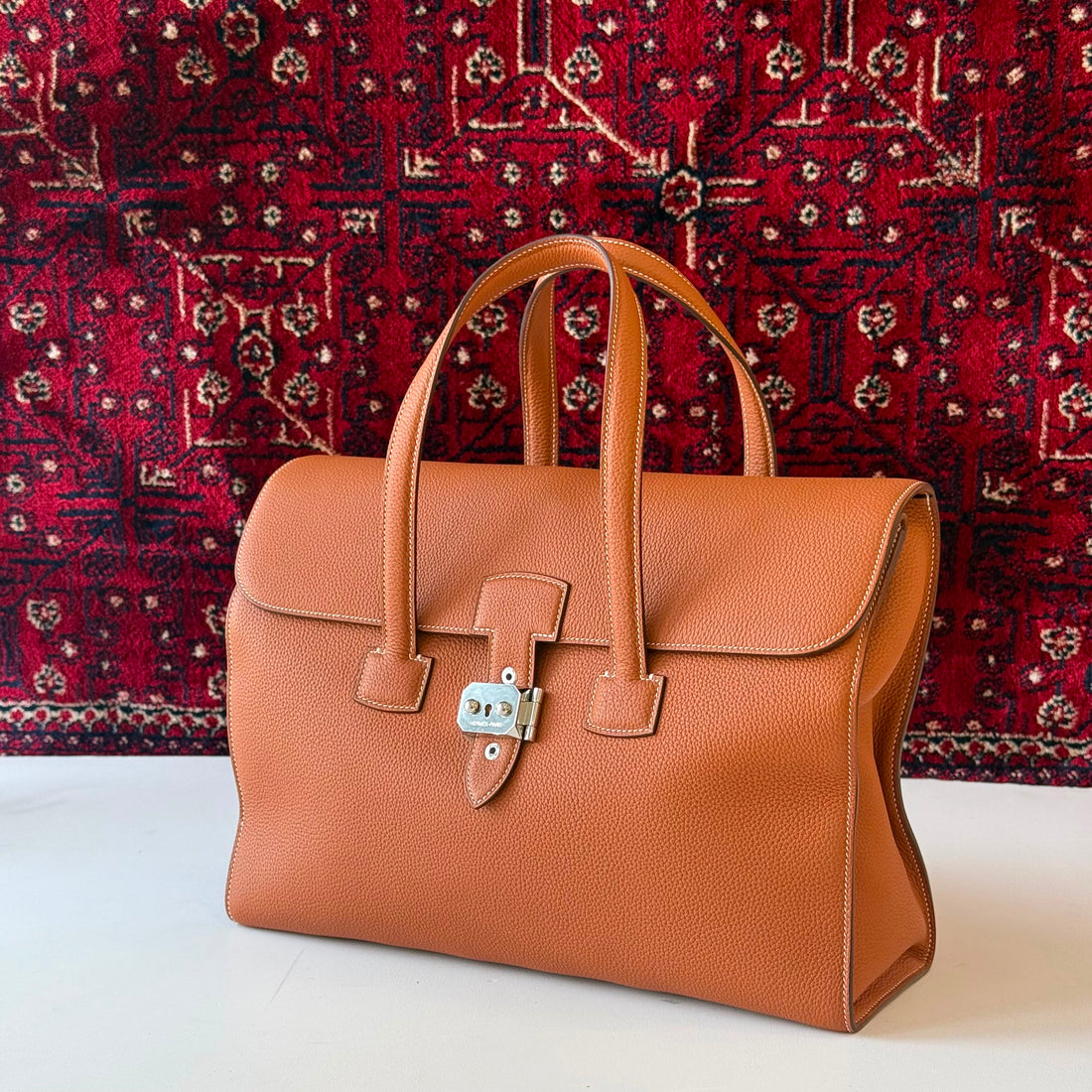 Hermes Sac a Depeches Light Briefcase