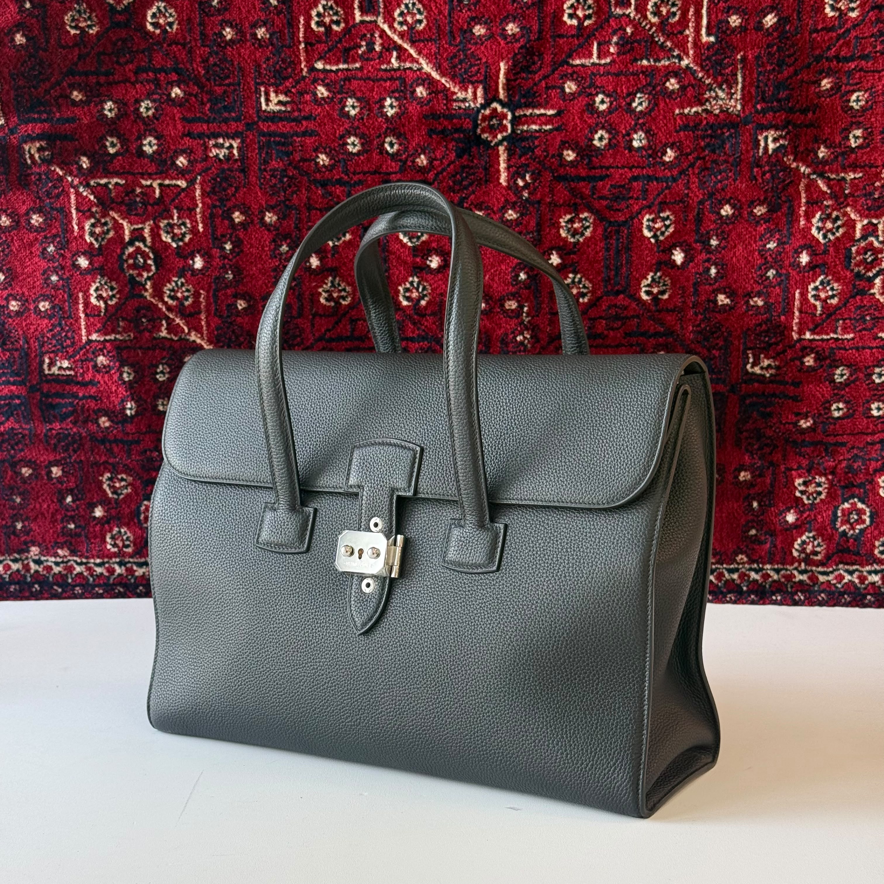 Hermes Sac a Depeches Light Briefcase