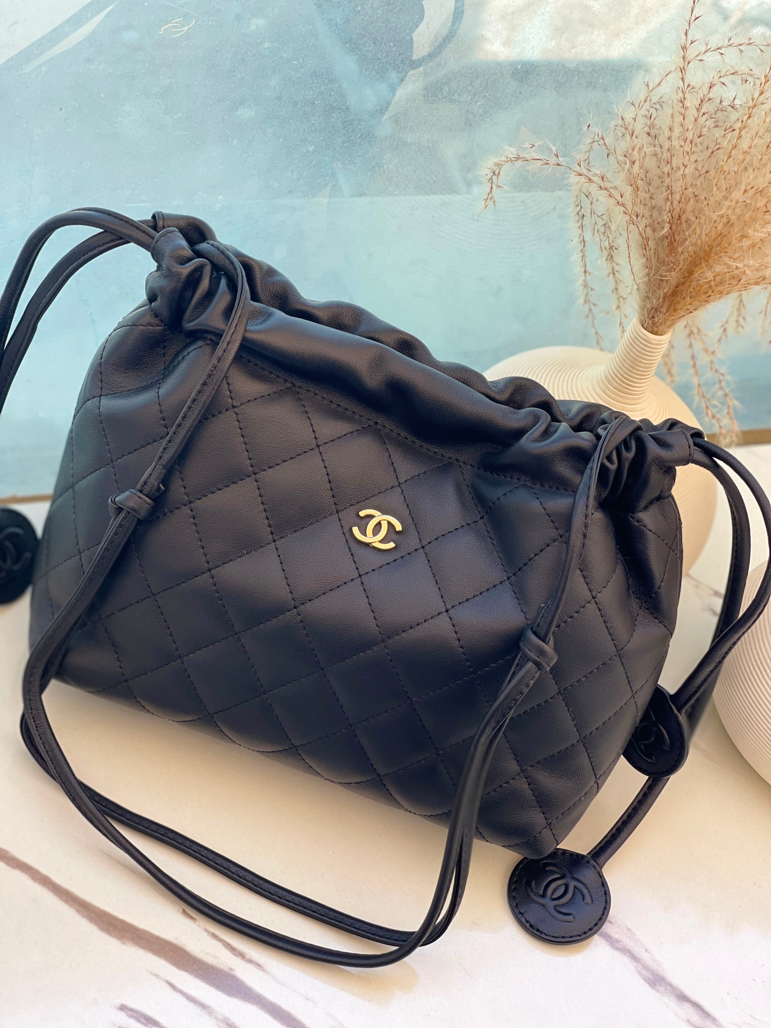 Chanel Clutch With Leather Strap