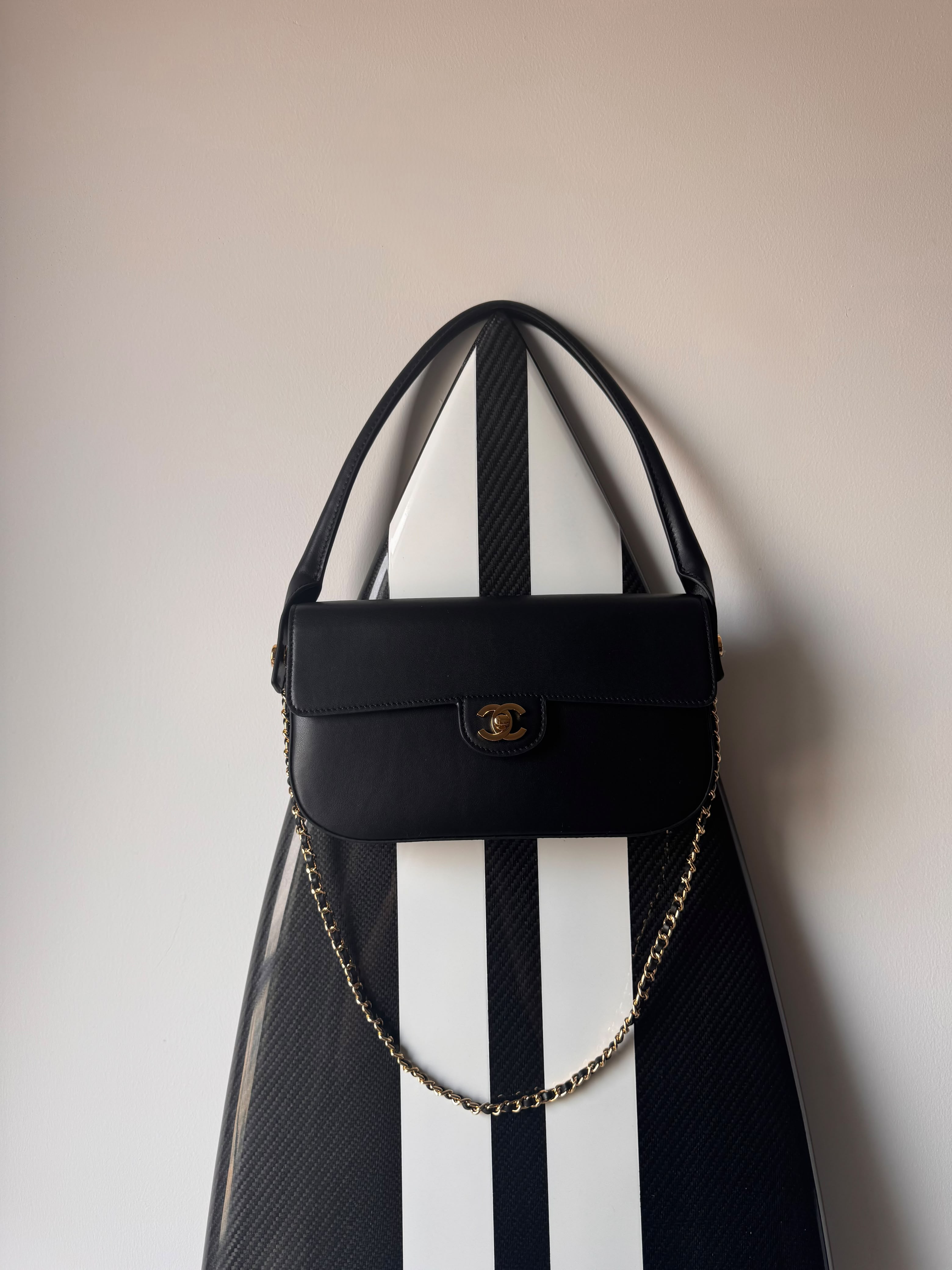 Chanel Crocodile Embossed 25cm